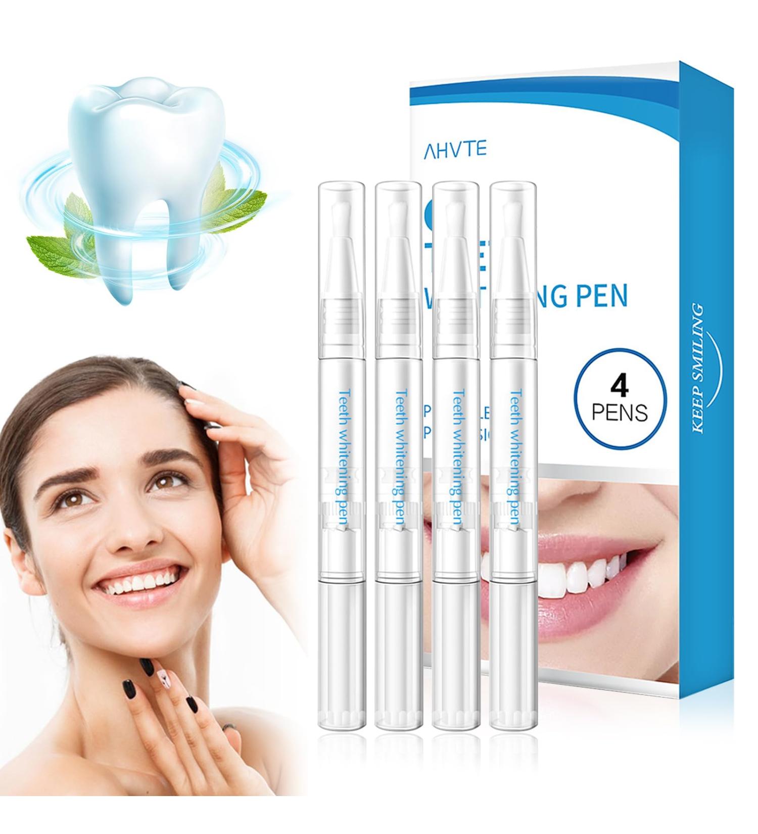 4 Teeth Whitening Pens - Fast & Gentle Tooth Whitening Solution | Gentle Bleaching for a Bright Smile - Buy Online on GoSupps.com