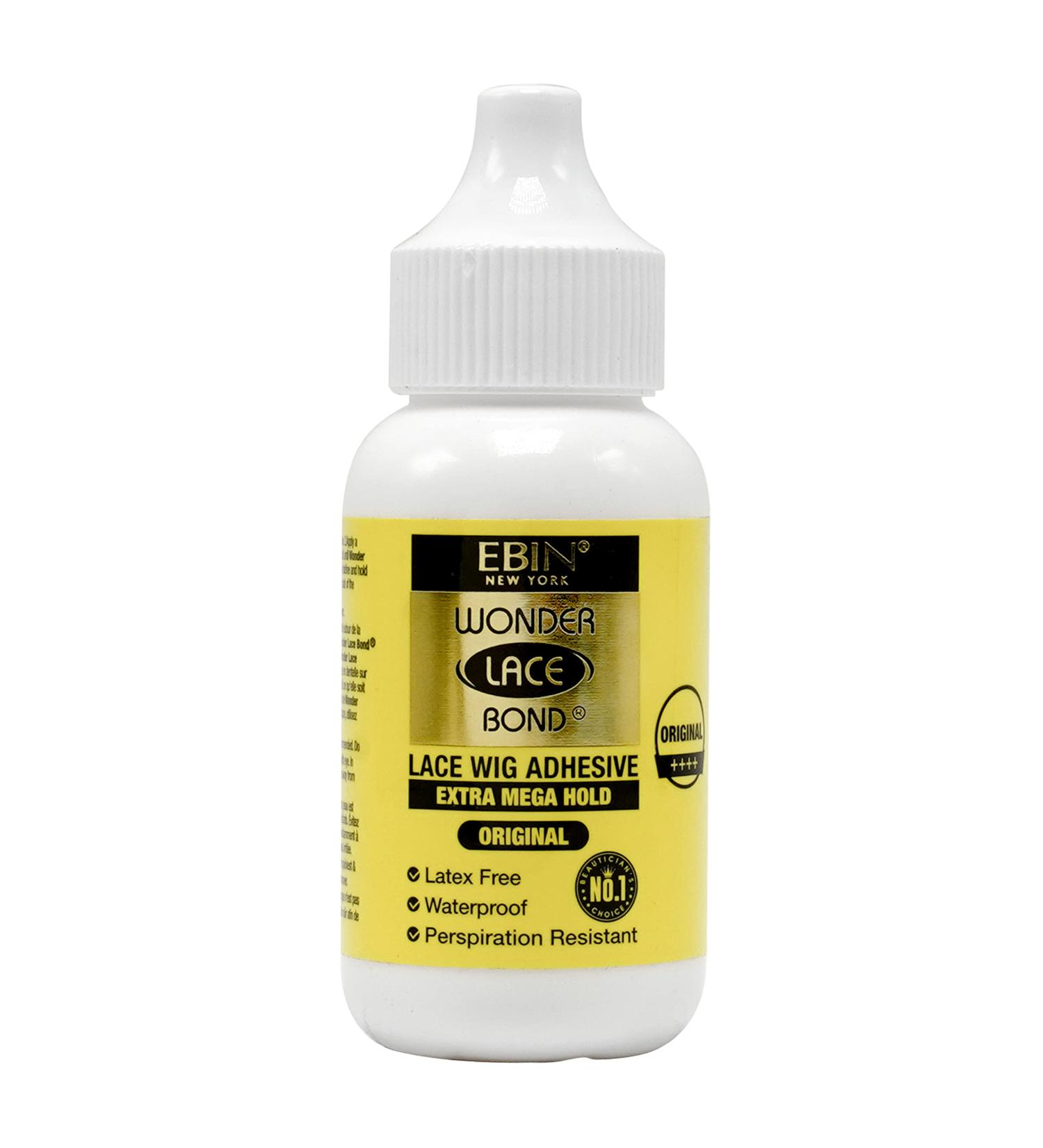 EBIN NEW YORK Wonder Lace Bond Extra Mega Hold 1.18oz - Waterproof Latex Free, Fast Drying & Perspiration Resistant - Buy Online on GoSupps.com