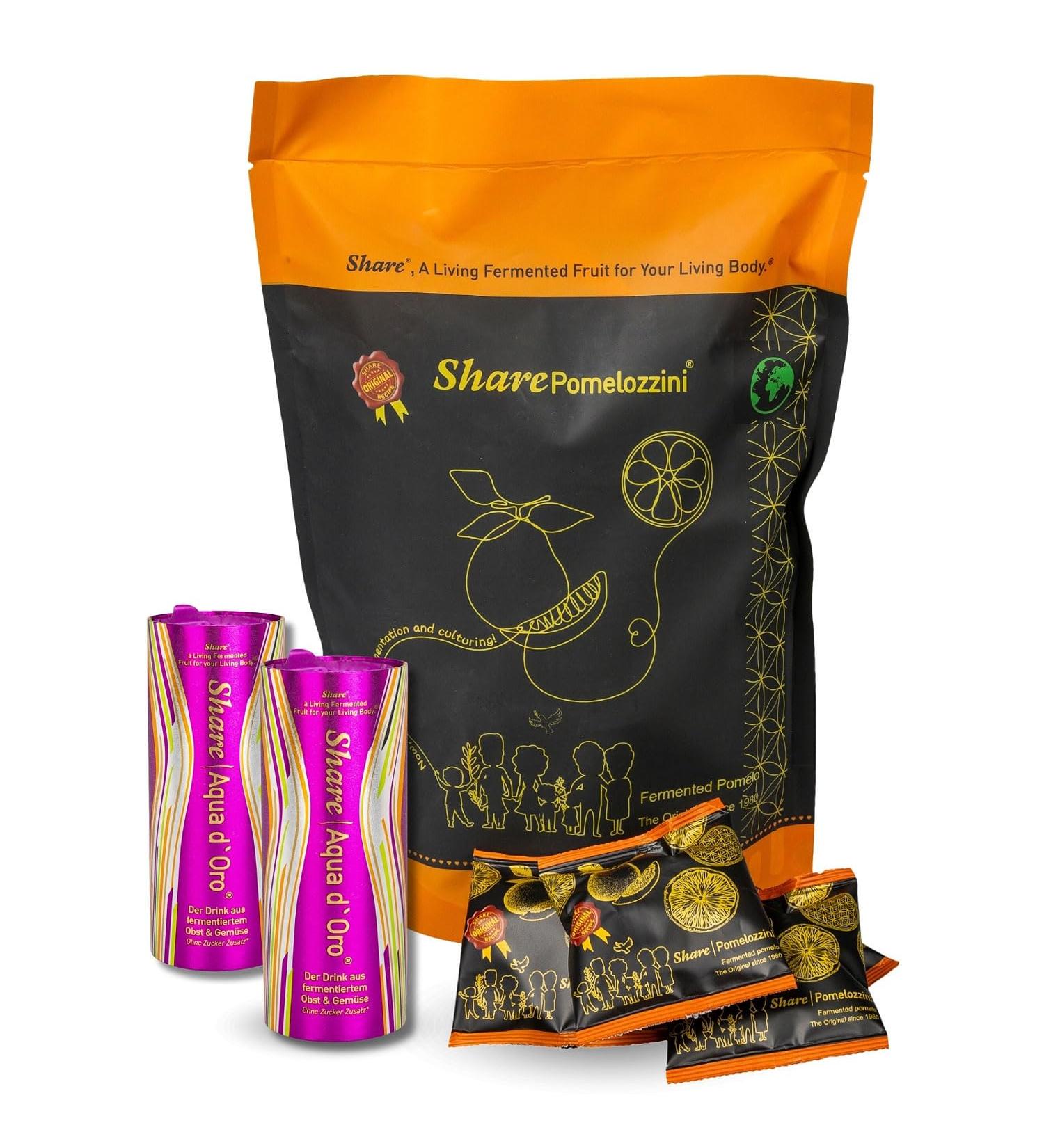 Share Pomelozzini original 170 g et Aqua d'Oro 2 x 240 ml - Buy Online on GoSupps.com
