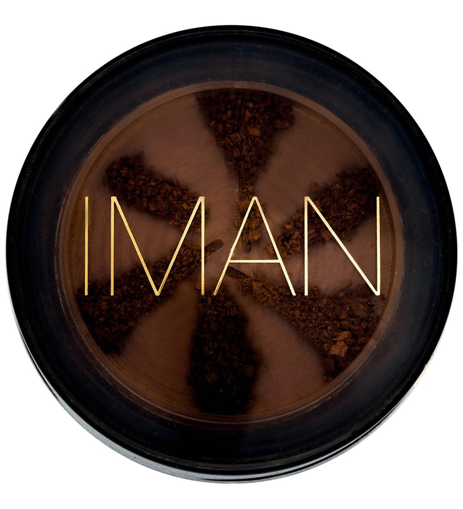 IMAN Cosmetics Semi Loose Powder  Dark Skin  Earth Dark