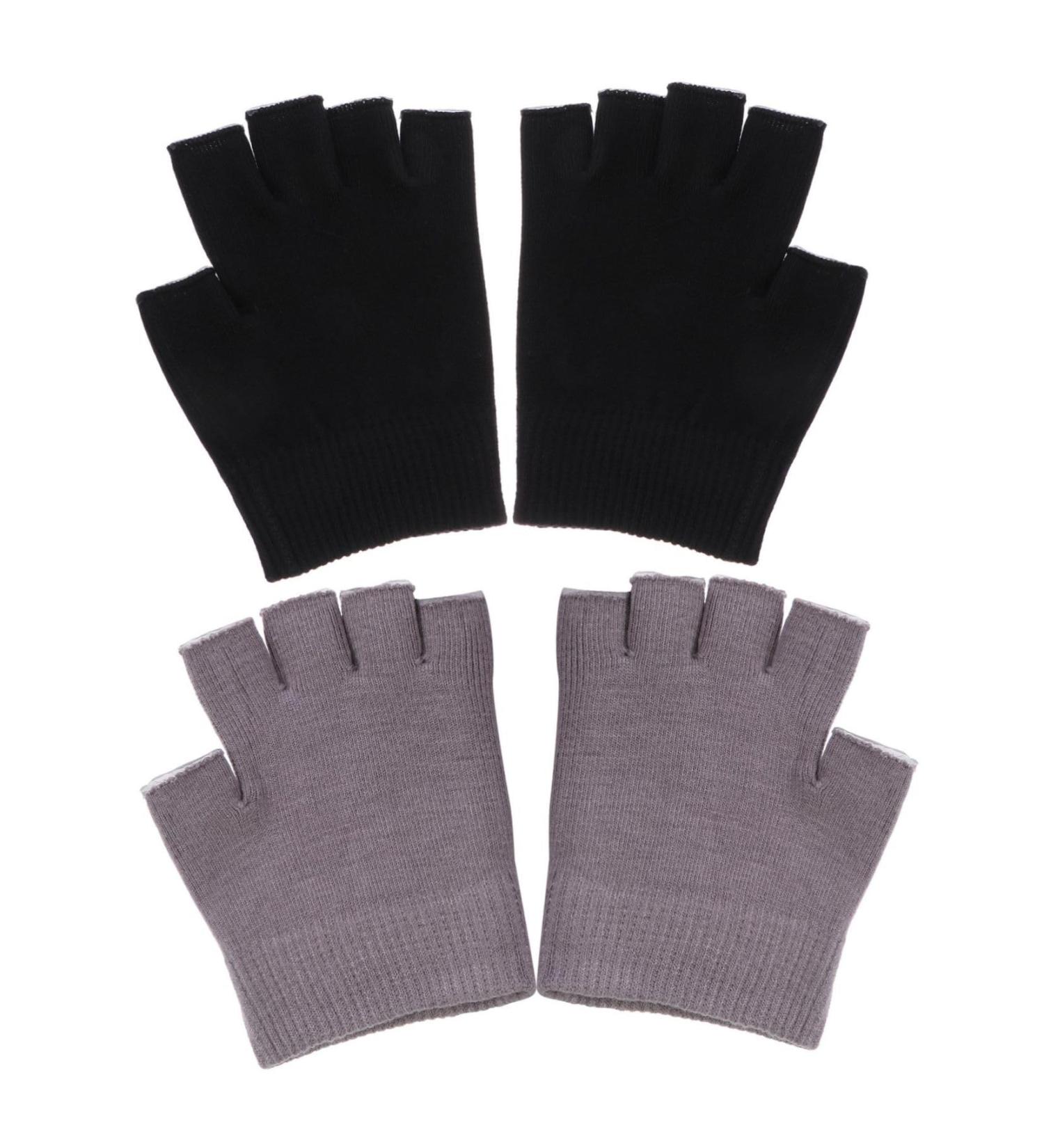minkissy 2 Pairs Half Finger Moisturizing Gloves Winter Texting Gloves Moisturizing Repair Gloves Fingerless Gloves Fingerless Moisturizing Gloves Apparel Plant Essential Oil Miss Simple - Buy Online on GoSupps.com