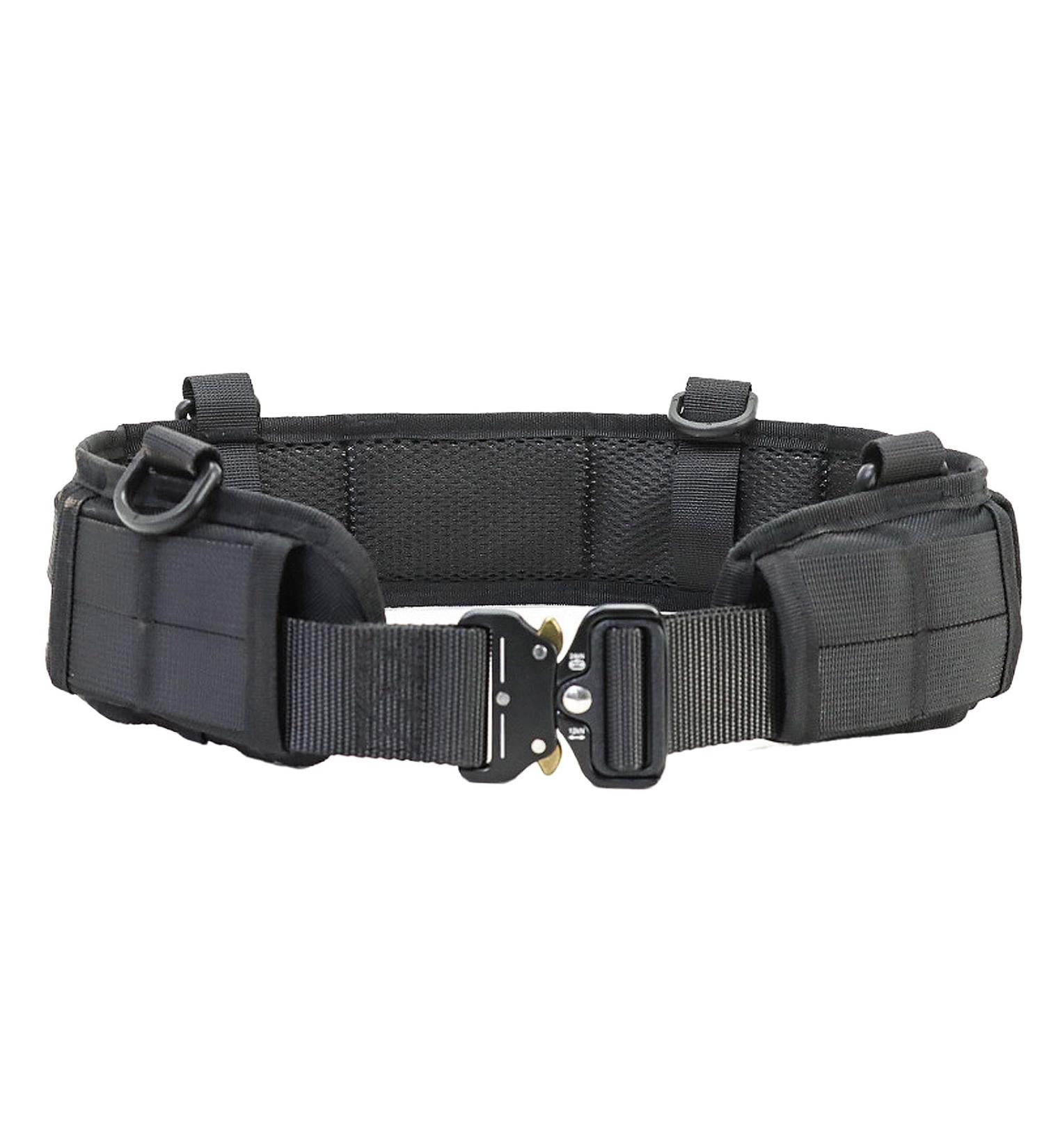 Limtula Tactical Belt - High-Performance Molle Fighter Belt for Outdoor Sports | Quick-Release Fast Locking Adjustable Black Belt - Buy Online on GoSupps.com