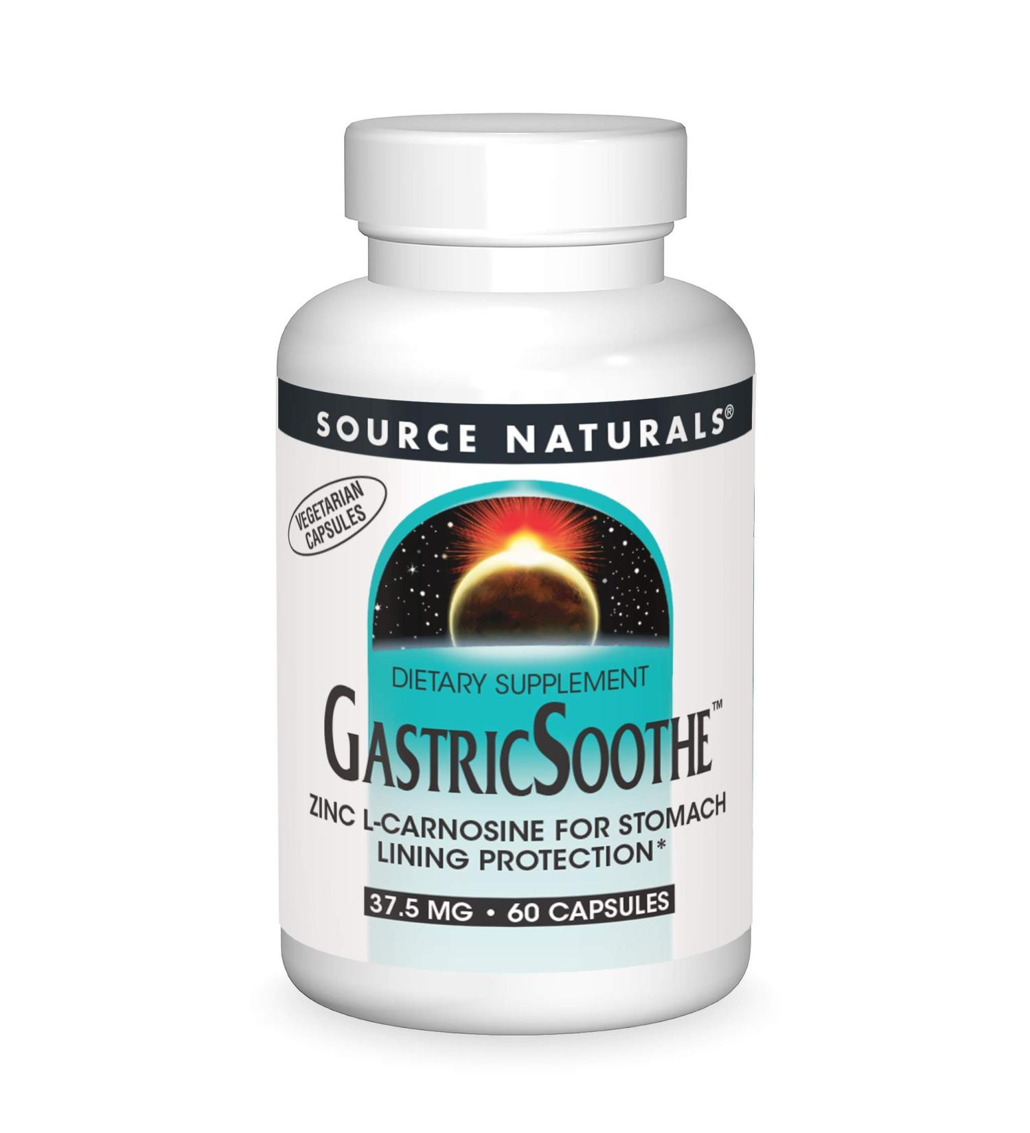 Source Naturals GastricSoothe Zinc L-Carnosine Capsules - 60 Veggie Caps - Buy Online on GoSupps.com