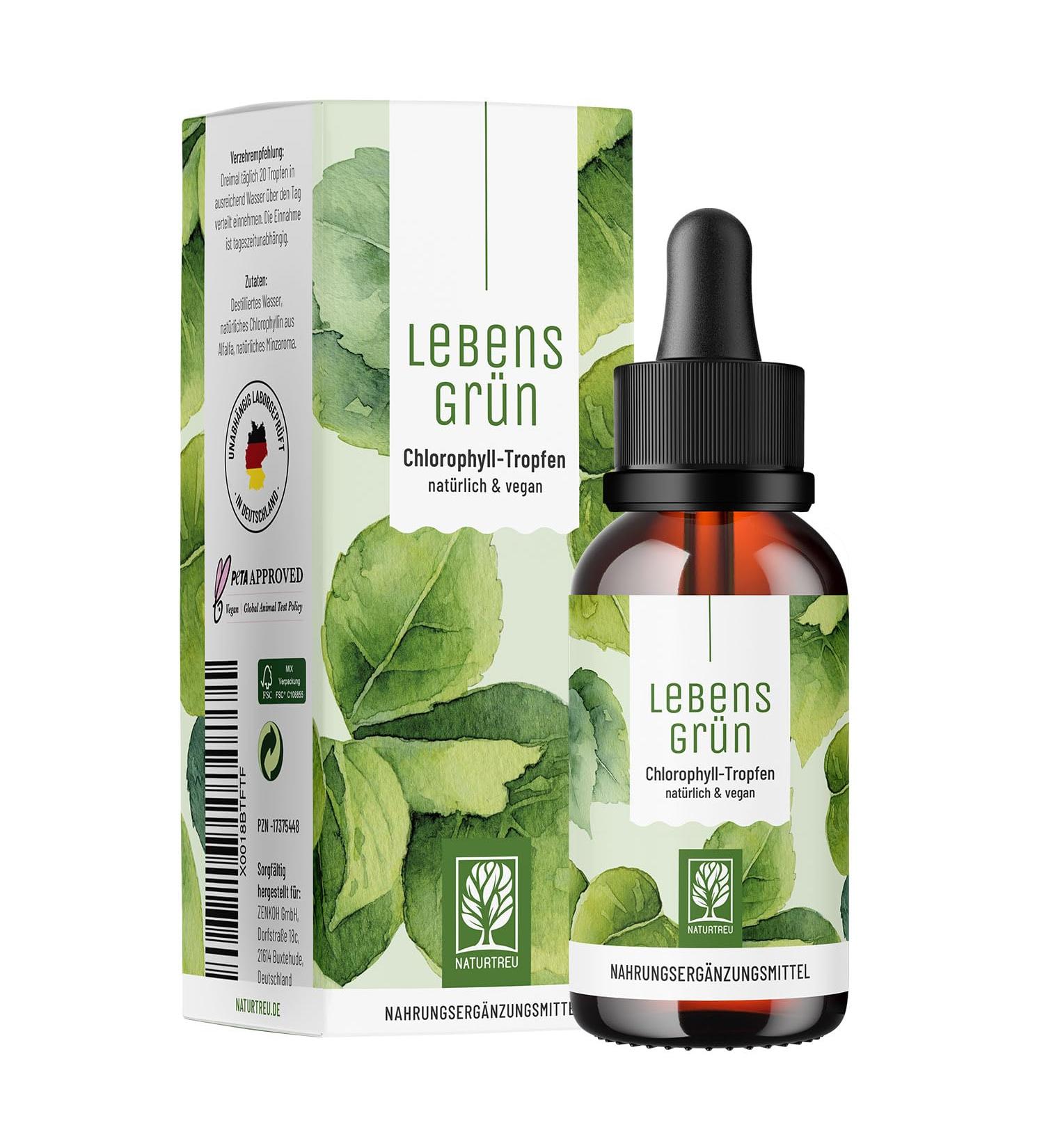 Lifelong Alfalfa Chlorophyll Liquid 50ml - 200mg Daily Dose - Vegan Drops Alternative to Tablets - Buy Online on GoSupps.com