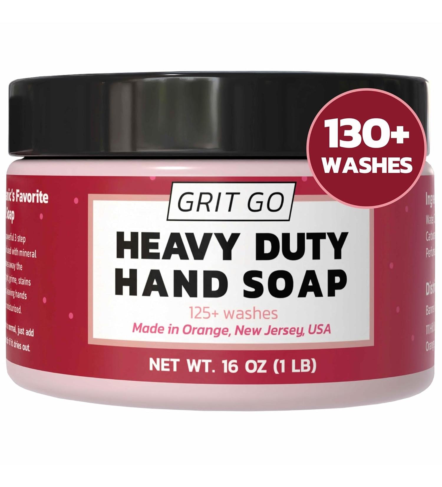 Industrial Hand Soap - Powerful Grease Oil & Paint Remover | Hand Cleaner for Mechanics & Construction Workers | Made in America - Buy Online on GoSupps.com