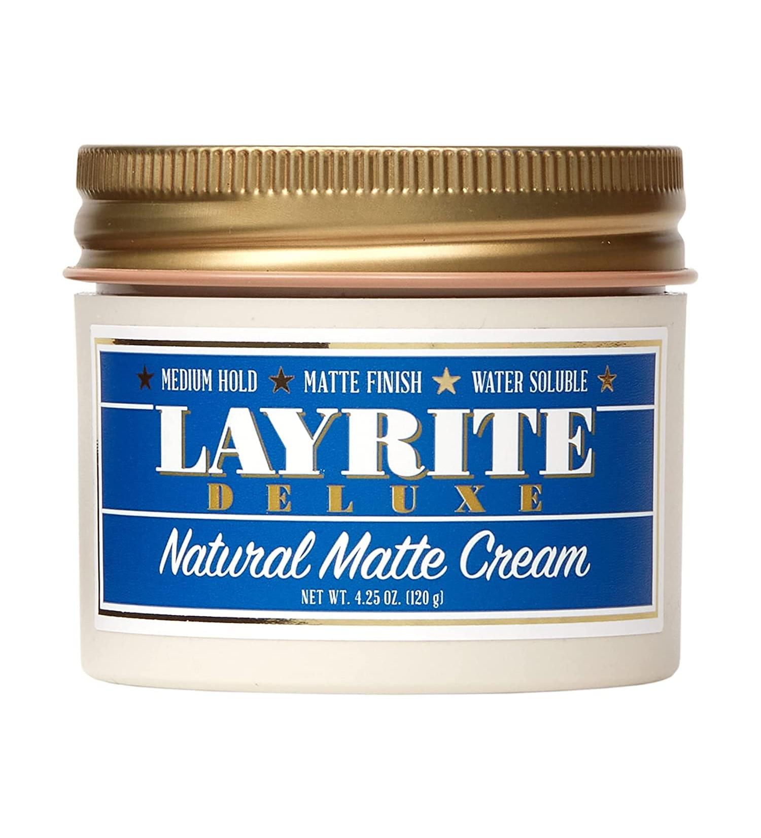 Layrite Natural Matte Cream 4.25 oz - Mild Cream Soda (Pack of 1) - Buy Online on GoSupps.com