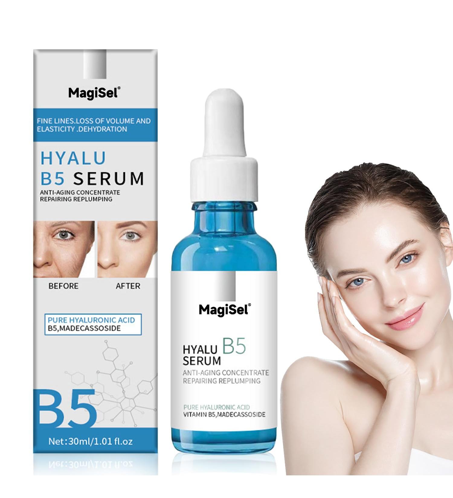  MagiSel B5 Firming Serum B5 Anti-Wrinkle and Fine Line Serum 30ml for the Face Effectively Reduces Pores Eliminates Acne and Firms the Skin Face Reduces Fine Lines - Buy Online on GoSupps.com