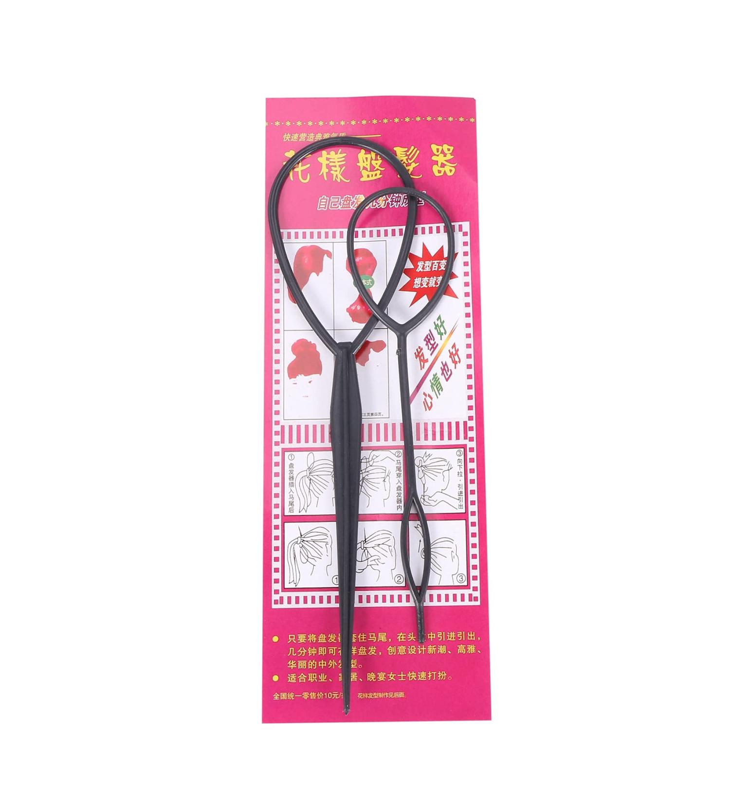 Hausdec 2 Pieces Topsy Tail Hair Twister Styler - Effortless Hairstyles | International Shipping Available - Buy Online on GoSupps.com