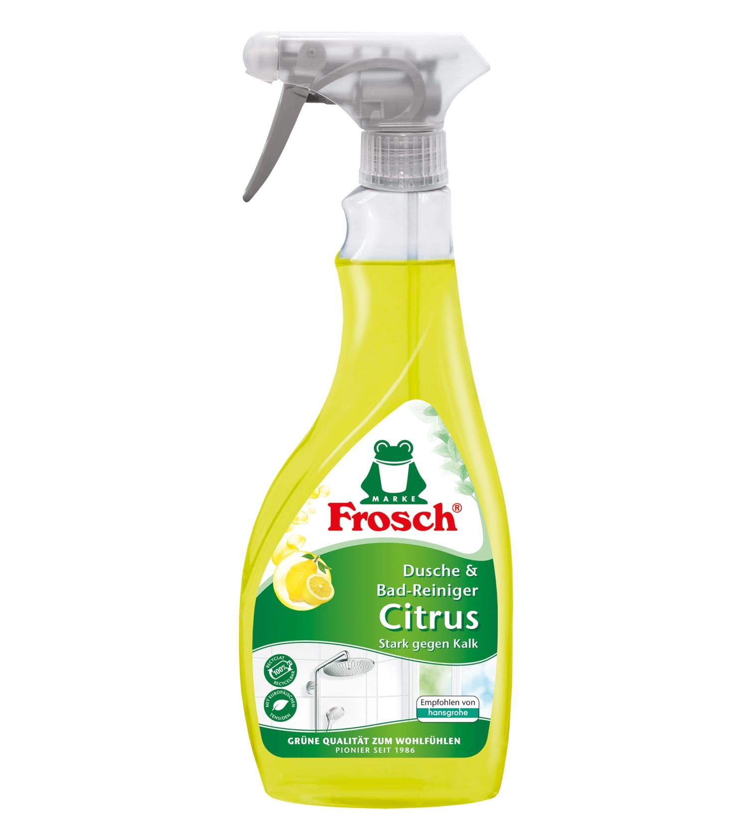  Frosch Frosch Citrus Shower & Bathroom Cleaner 0.5L - Buy Online on GoSupps.com