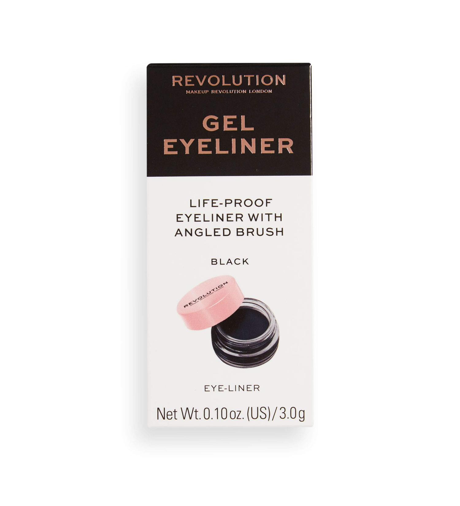Buy Makeup Revolution Gel Eyeliner Pot with Brush - Long-lasting Smudge-proof Formula for Stunning Eyes | International Shipping Available - Buy Online on GoSupps.com