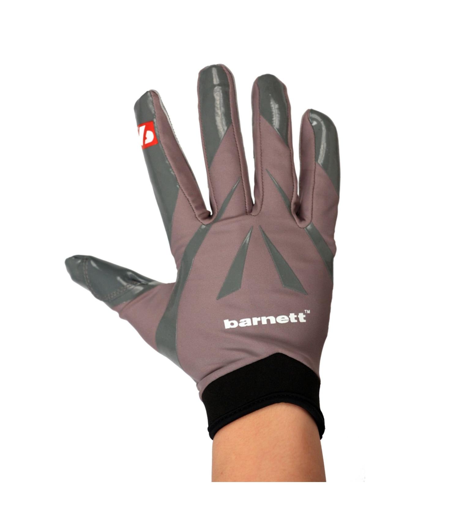 BARNETT FRG-03 American Football Gloves | Professional Receiver Gloves for RE DB RB - Grey XL | International Shipping Available - Buy Online on GoSupps.com