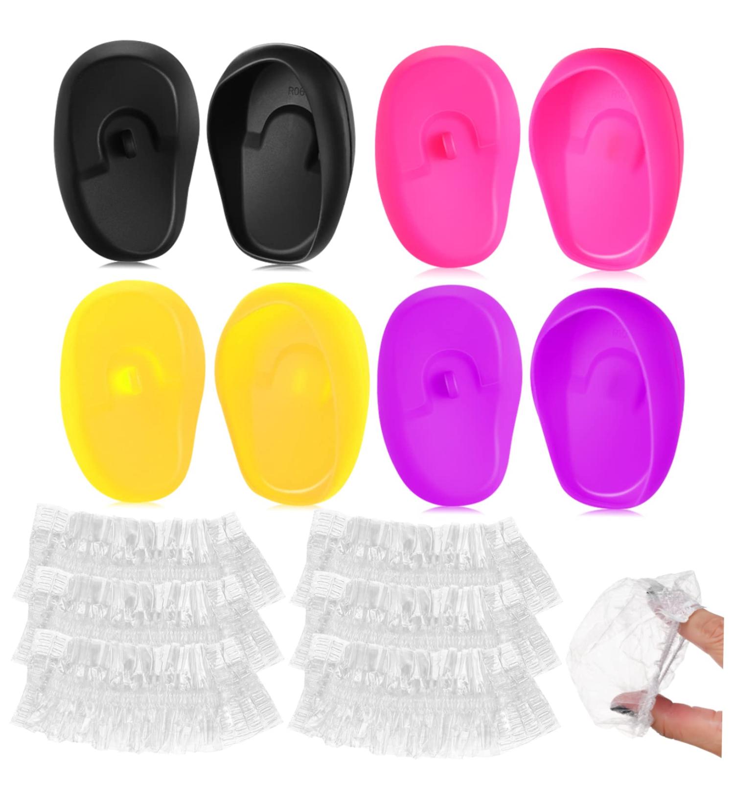 Cache-oreilles En Silicone R utilisables Lot De 4 Paires Taille Ajustable Protections Auditives Transparentes Pour Teinture Capillaire Bain Bain Usage Quotidien - Buy Online on GoSupps.com