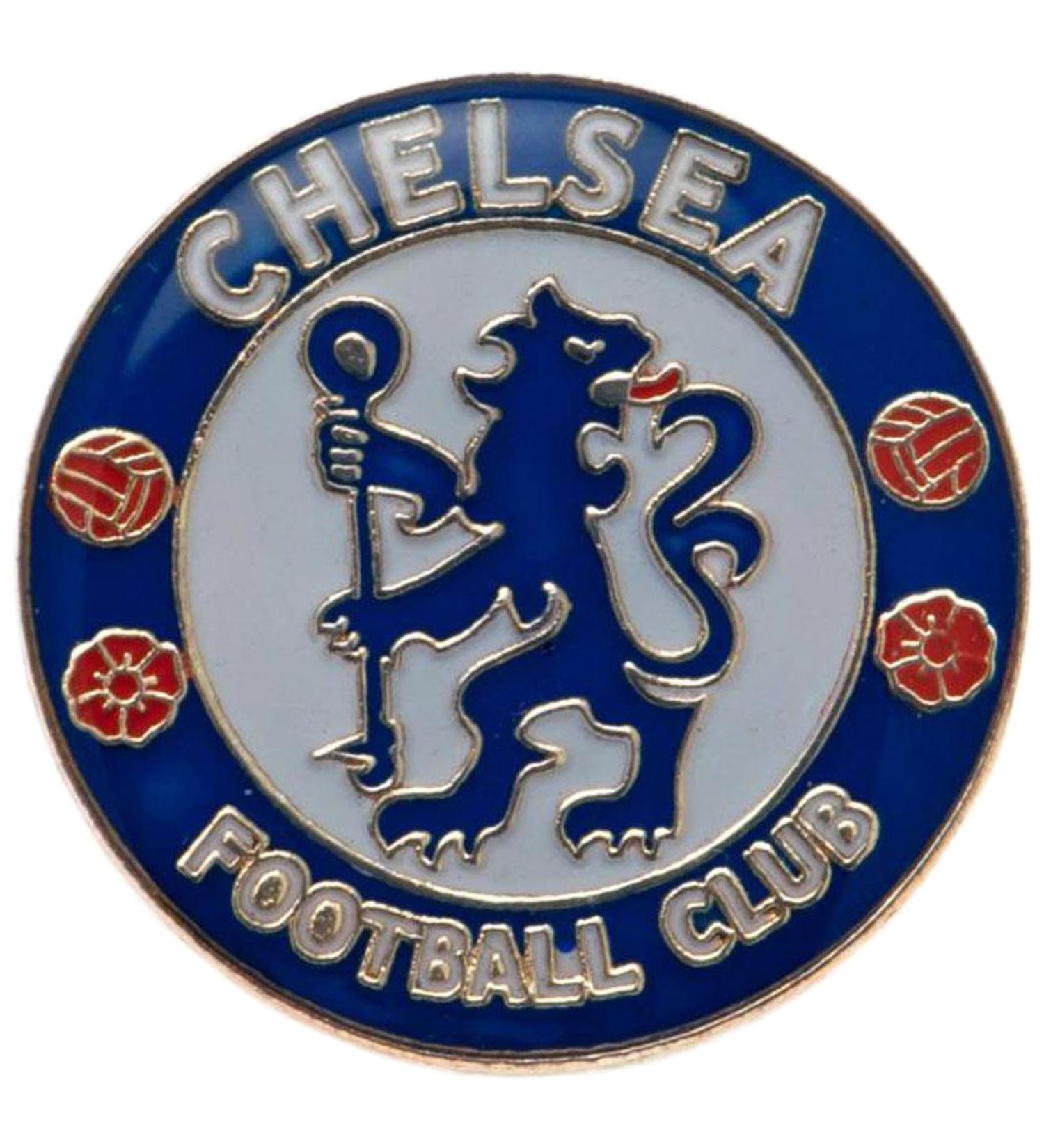 Chelsea London FC brooch pin badge football spilla