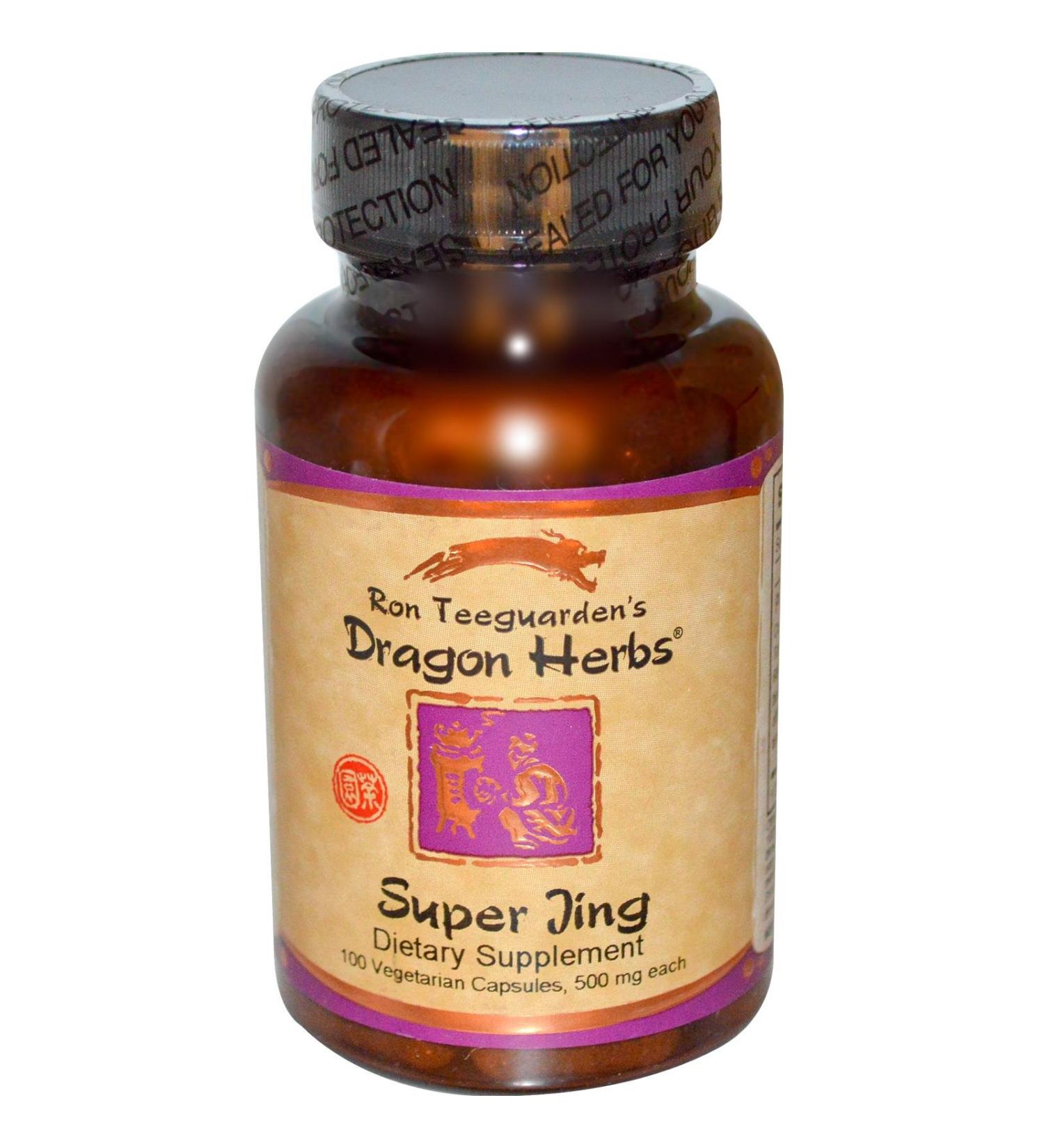 Dragon Herbs Super Jing 500 mg 100 Vegetarian Capsules