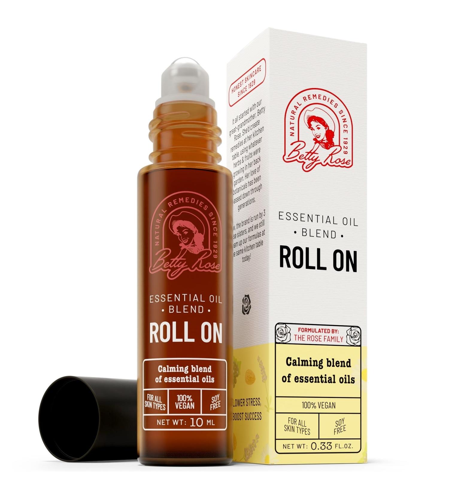 Sleep Essential Oil Roll On - Lavender Chamomile Lemongrass Sage Blend for Relaxation & Stress Relief - Buy Online on GoSupps.com