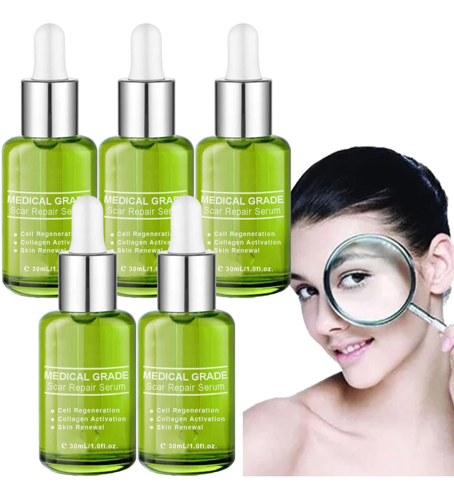 Goopgen Advanced Scar Repair Serum - Medical Grade Nature Treatment for All Types of Scars (5Pcs) - Buy Online on GoSupps.com