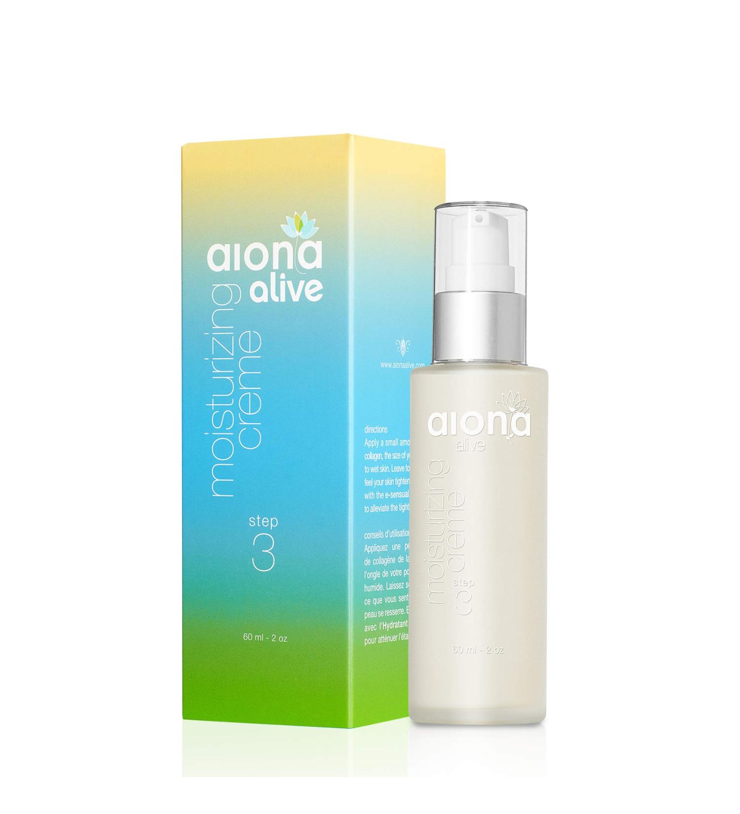 Aiona Alive E-sensual Moisturizing Creme - Natural Anti-Aging Day Cream with Vitamin C & Hyaluronic Acid 2oz | Exfoliating Face Moisturizer for All Skin Types - Buy Online on GoSupps.com