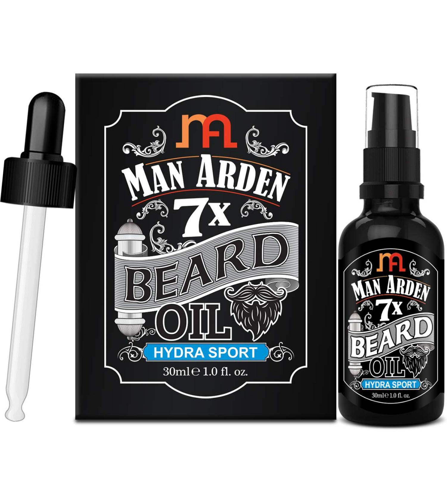 7X Beard Oil 30ml (Hydra Sport) | 7 Premium Oils for Beard Growth & Nourishment - International Shipping Available - Buy Online on GoSupps.com