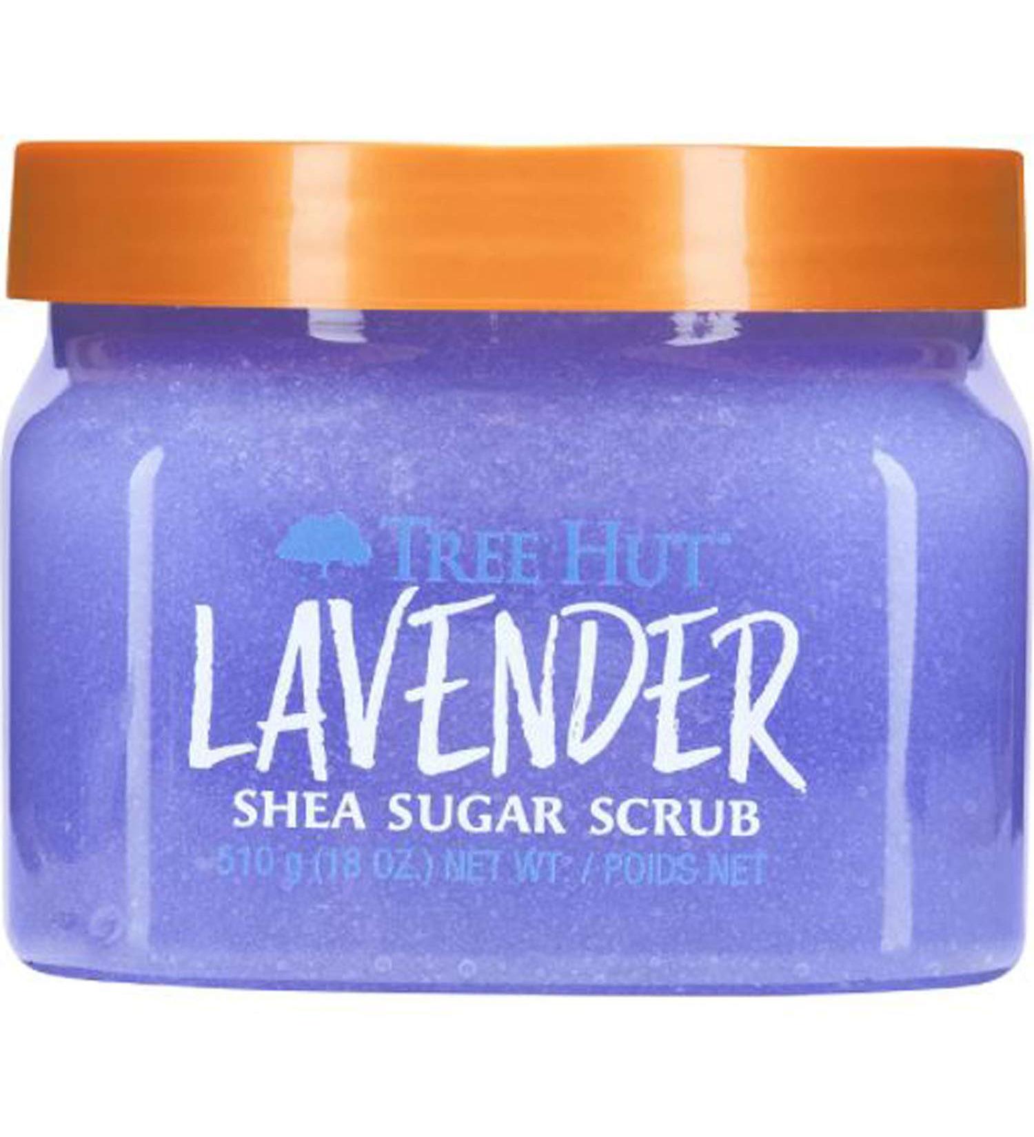 Tree Hut Lavender Shea Sugar Scrub 18 Oz - Exfoliating Body Scrub with Certified Shea Butter and Lavender Oil - Soft & Smooth Skin - 1.12 Pound - Buy Online on GoSupps.com