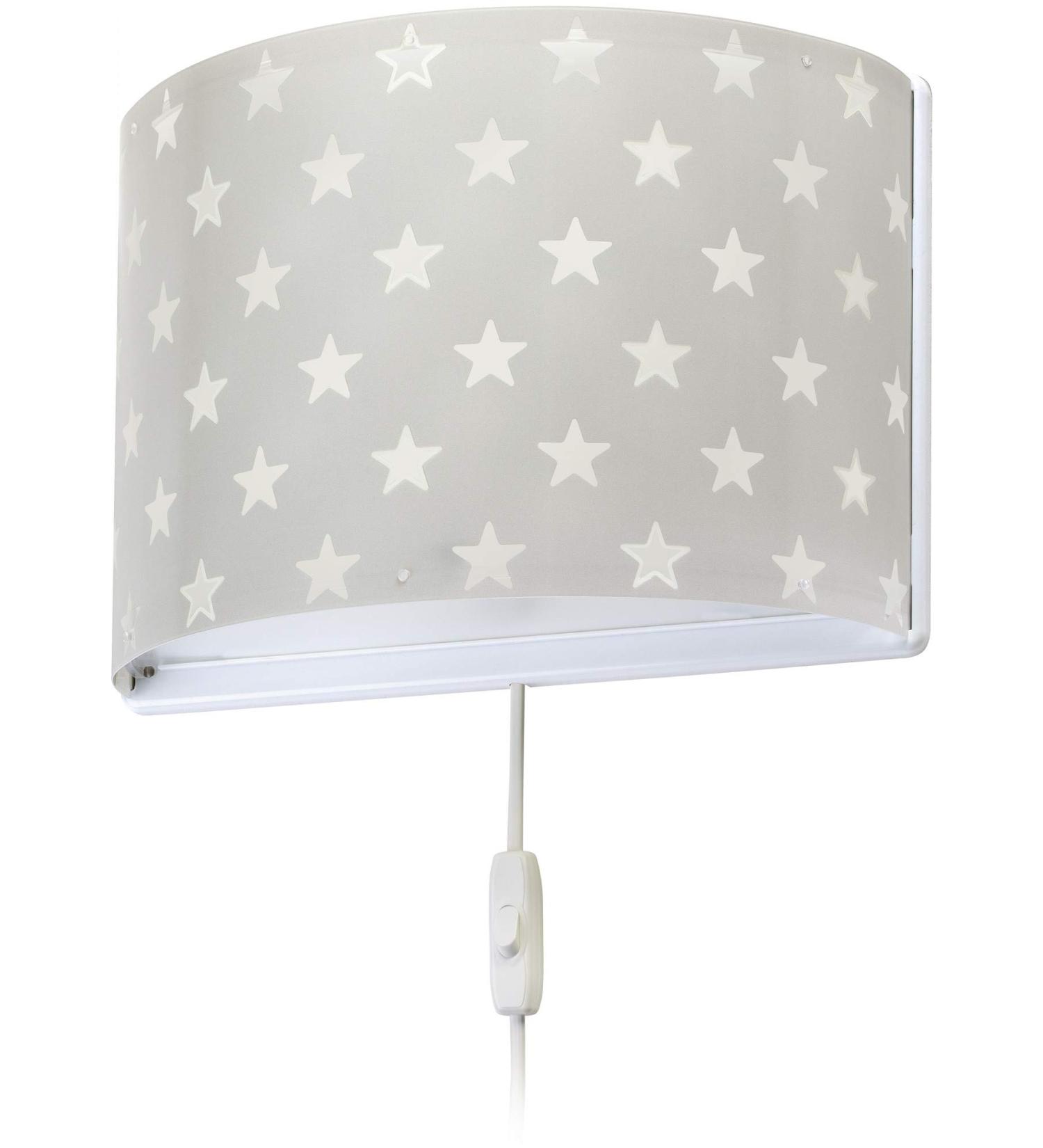 Buy Dalber Children's Wall Lamp | Grey Star Design | E27 | Perfect for Kids' Rooms - 81218L - Buy Online on GoSupps.com
