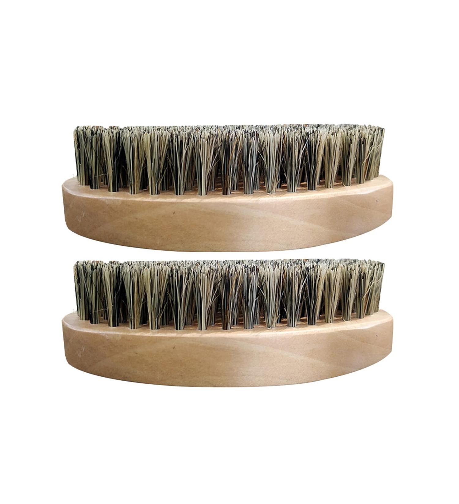AnSafe Handmade Shaving Brush Set - High Quality Mane Hair Beard Foam Brush (2 Pieces) | Durable & Perfect for Smooth Shaves | International Shipping - Buy Online on GoSupps.com
