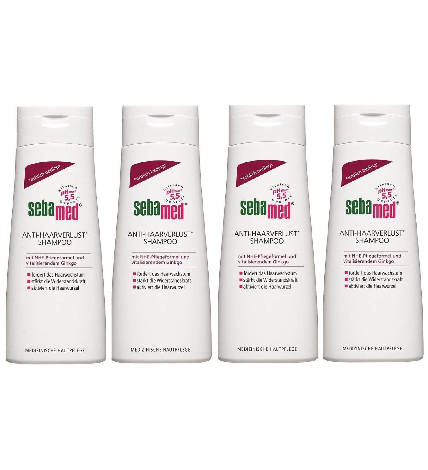 SEBAMED Sebamed Anti-hair loss shampoo with caffeine and ginkgo 4 x 200 ml