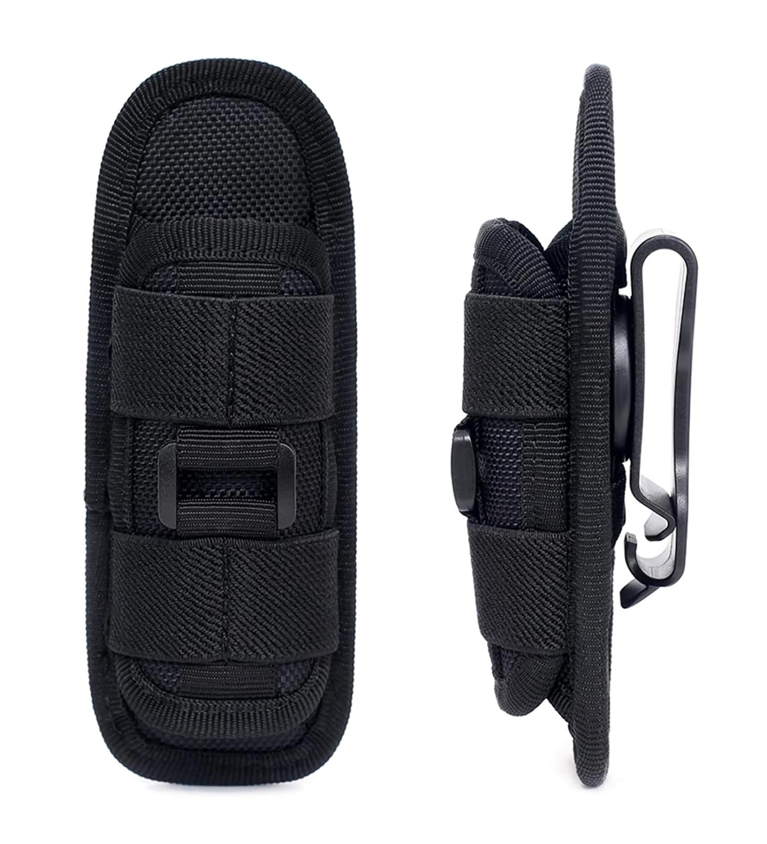 Xlentgen Flashlight Holster - 360 Rotatable Clip | Nylon Tactical Holder for Camping & Hiking - Shop Internationally - Buy Online on GoSupps.com