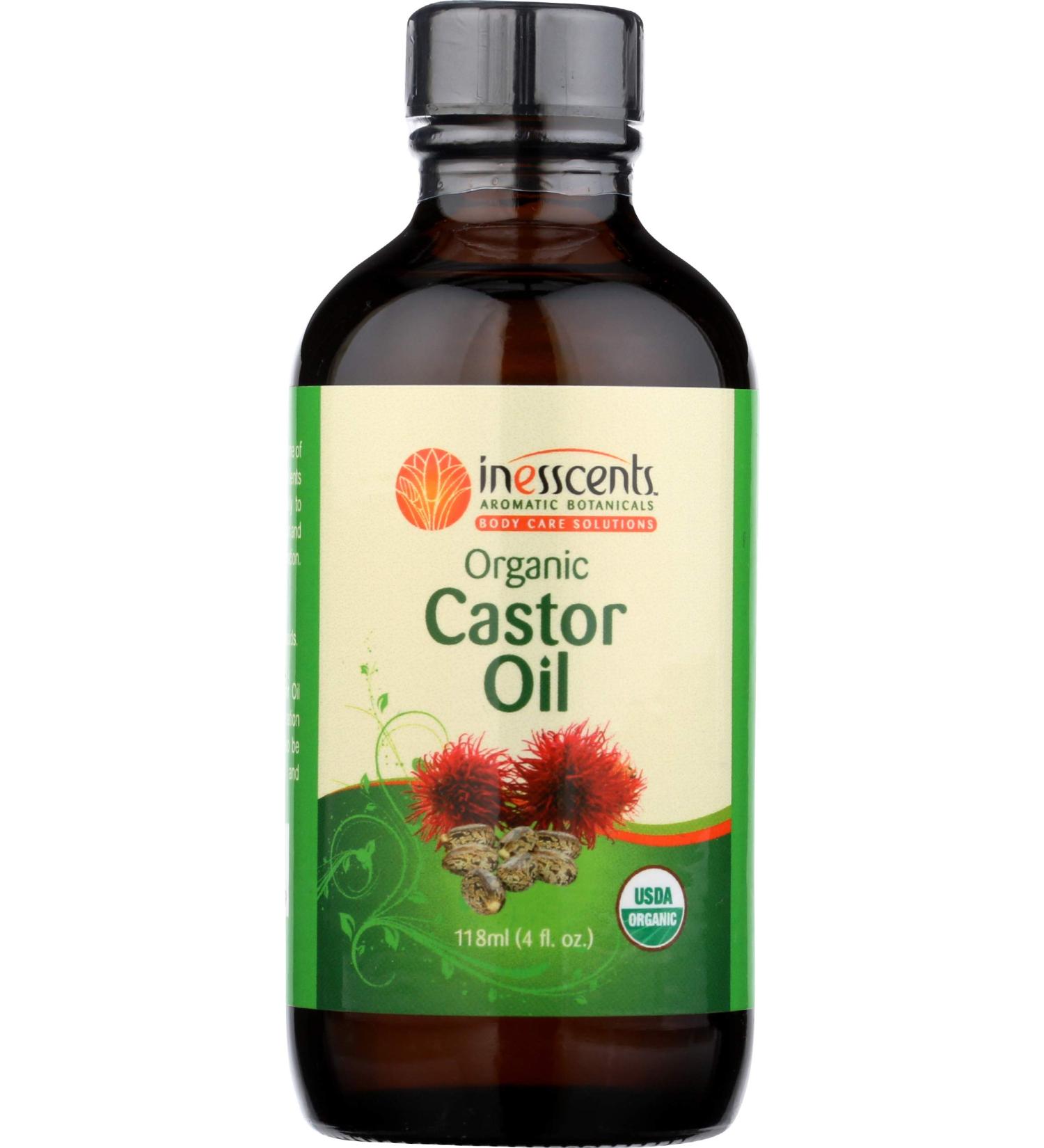 INESSCENTS Organic Castor Oil - 4 FZ | Cold-Pressed, Hexane-Free - Buy Online on GoSupps.com