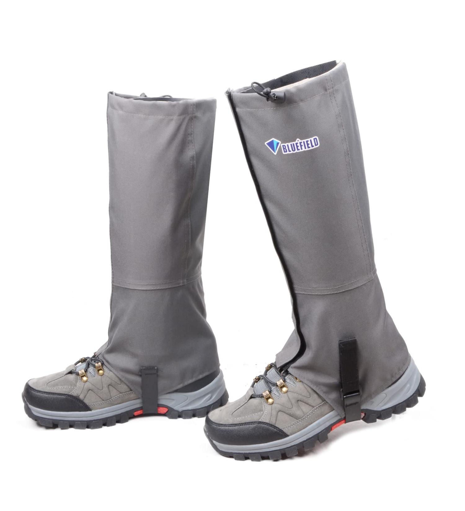 TRIWONDER Unisex Waterproof Snow Gaiters XL - Ideal for Climbing Hiking Hunting & Cycling - Gray Leggings Cover - Buy Online on GoSupps.com