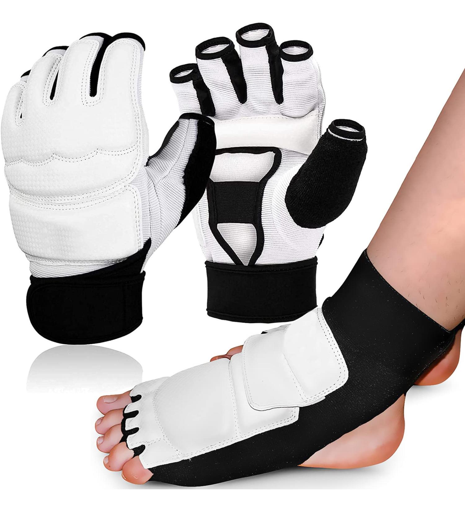 Taekwondo Gloves & Foot Protection Set | MMA Boxing & Kickboxing Gear for Men Women & Youth - Buy Online on GoSupps.com