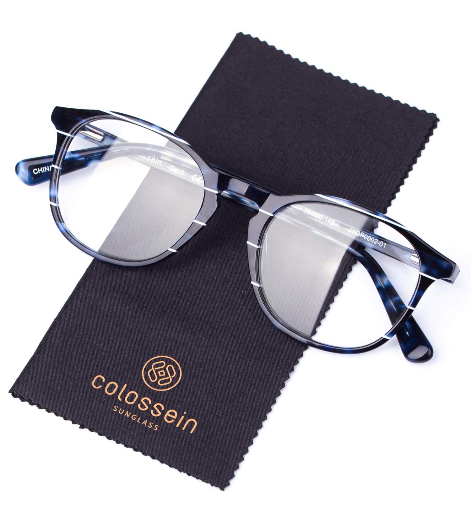 Handcrafted Blue Light Blocking Glasses - Lightweight Anti-Glare UV Filter Eyeglasses for Myopia - Buy Online on GoSupps.com