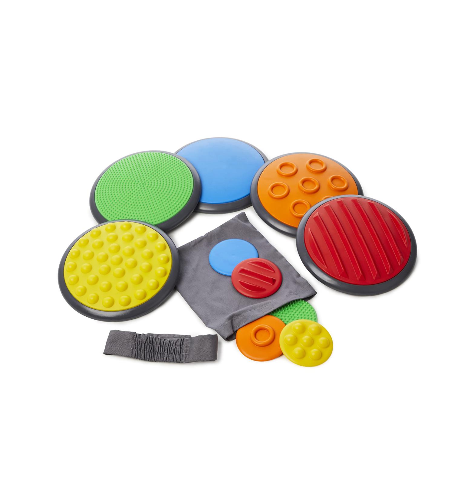 Gonge Tactile Discs Set - Set of 5 Assorted Discs, 4.3 to 10.6 - Sensory Learning Toy - Buy Online on GoSupps.com