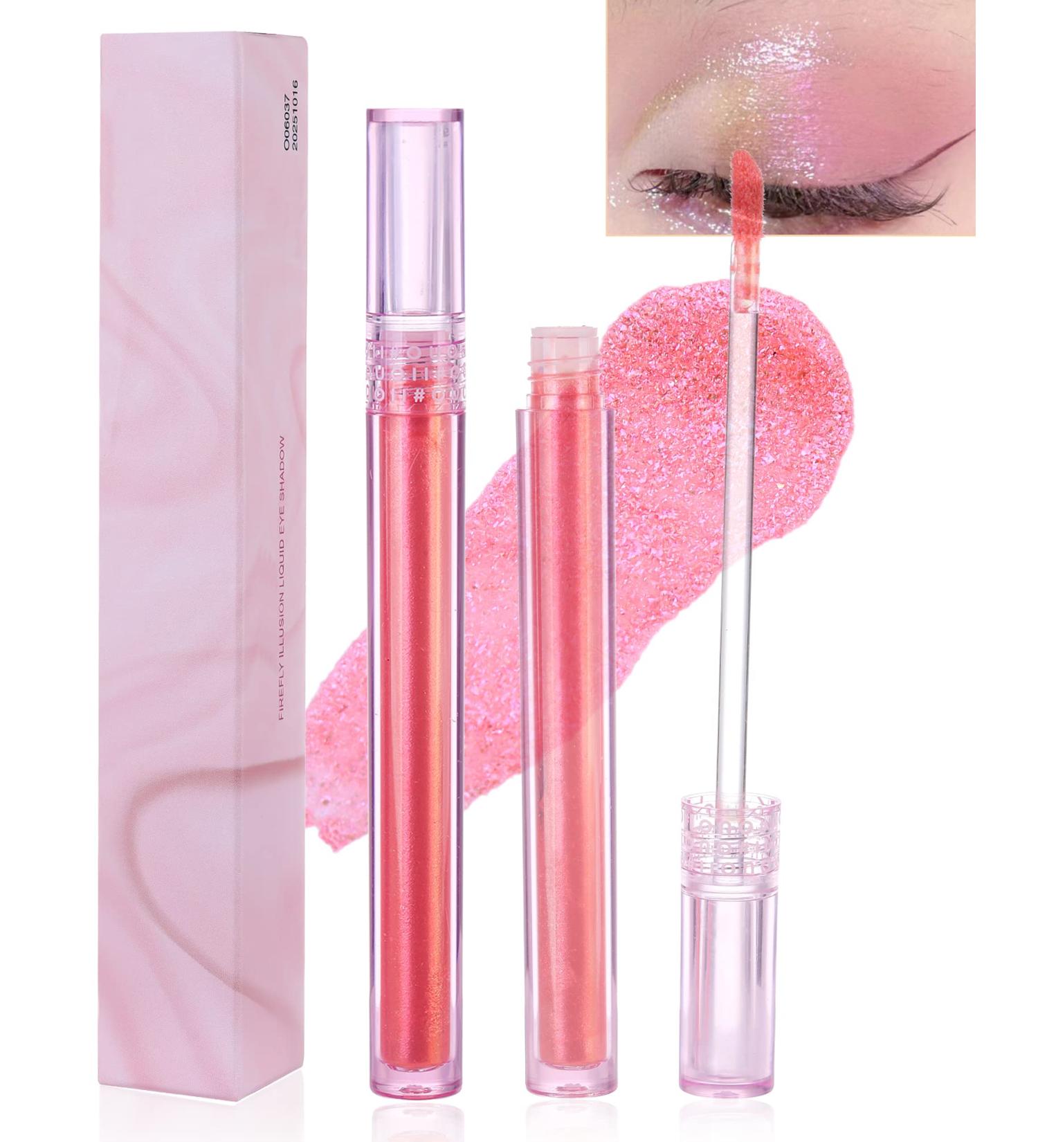 Liquid Glitter Eye Shadow - 1 Pcs Shimmer Metallic Chameleon Liquid Eyeshadow Multichrome High Pigmented Quick Drying Long Wearing Glitter Eyeshadow for Women Girl Glitter Valentine's Day Makeup - S20 - Buy Online on GoSupps.com