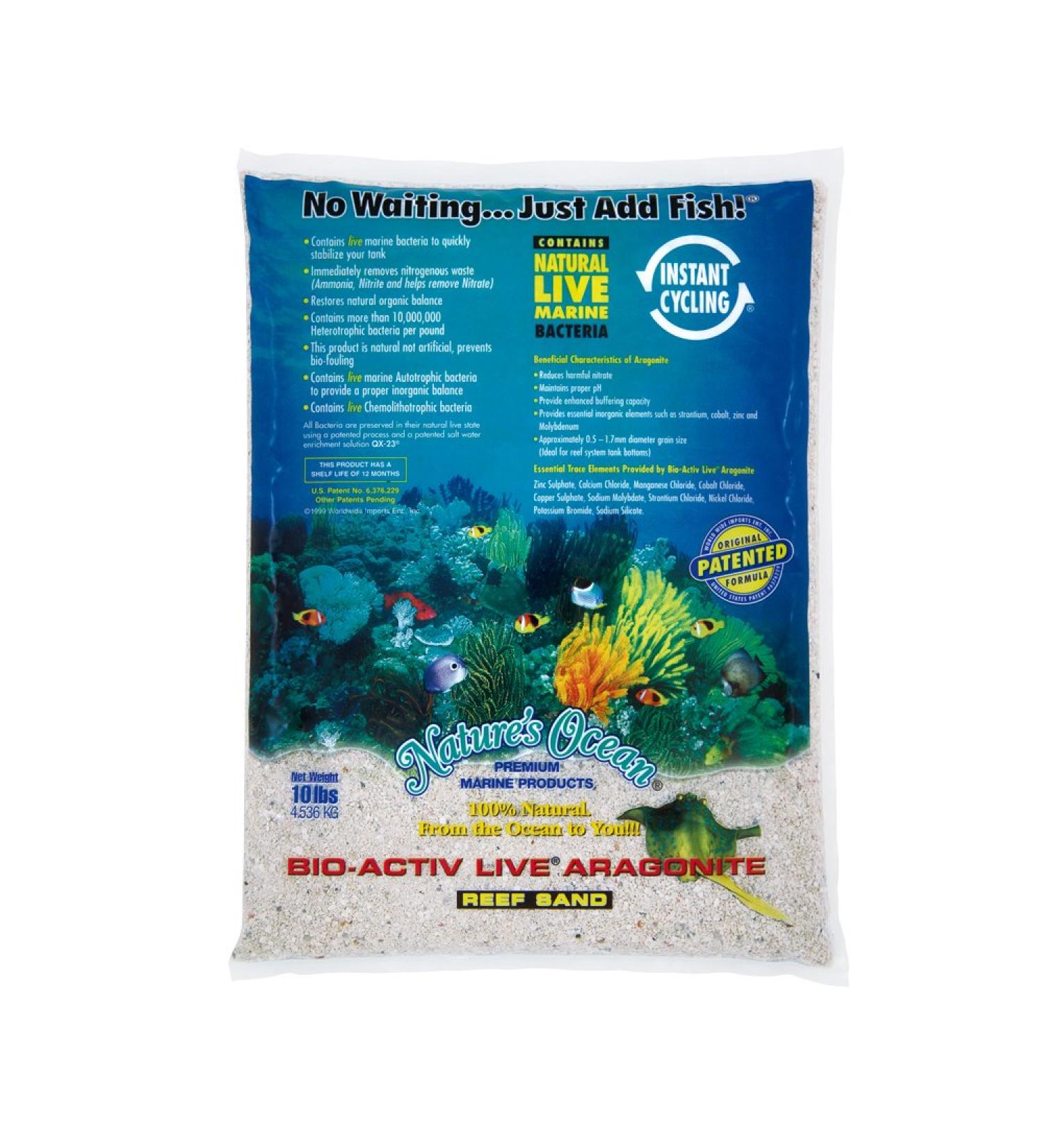 Worldwide Imports AWWA10701 Live Aragonite Sand 20-Pound