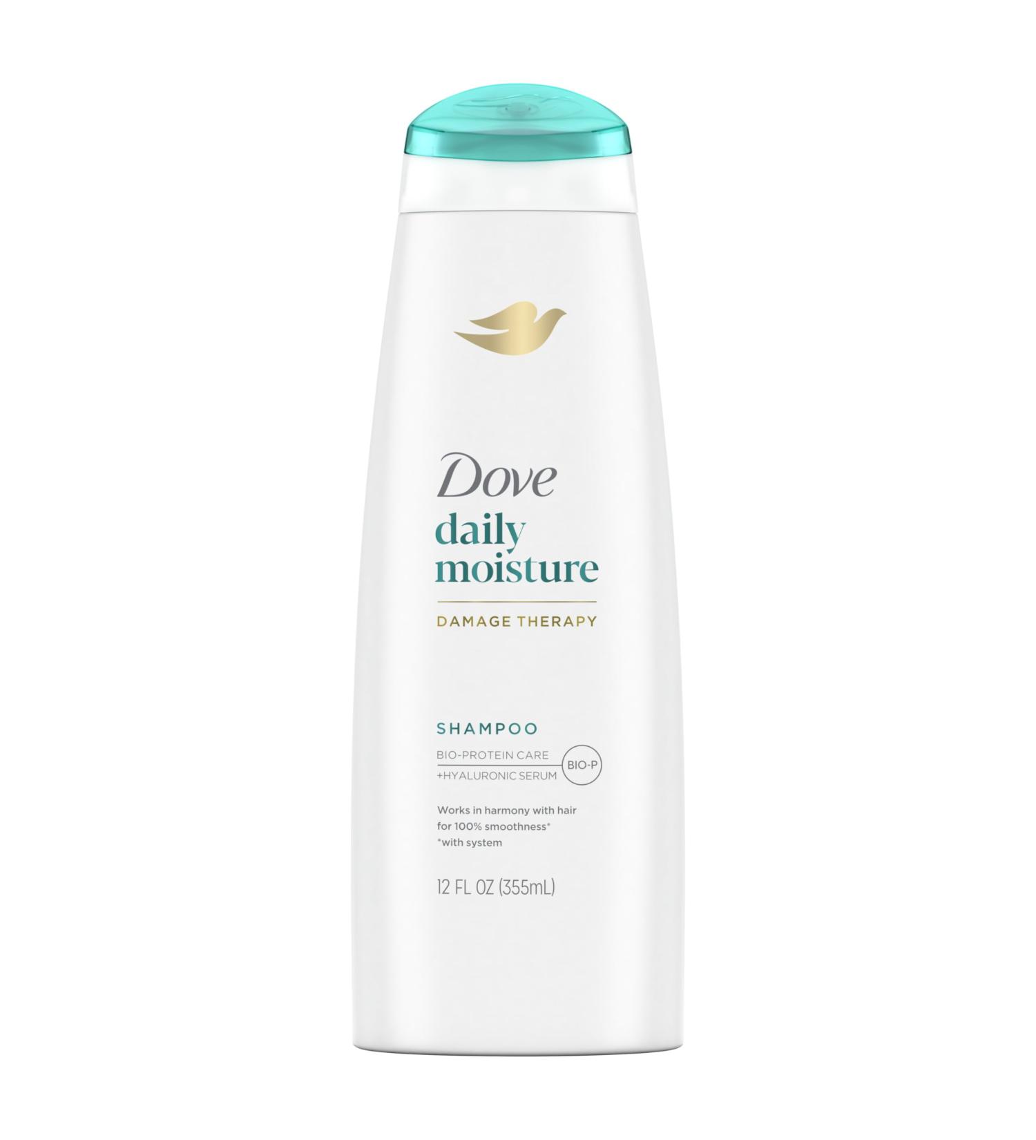 Dove Damage Therapy Shampoo for Dry Hair - Daily Moisture with Bio-Protein Care - 12 fl oz - International Shipping Available - Buy Online on GoSupps.com