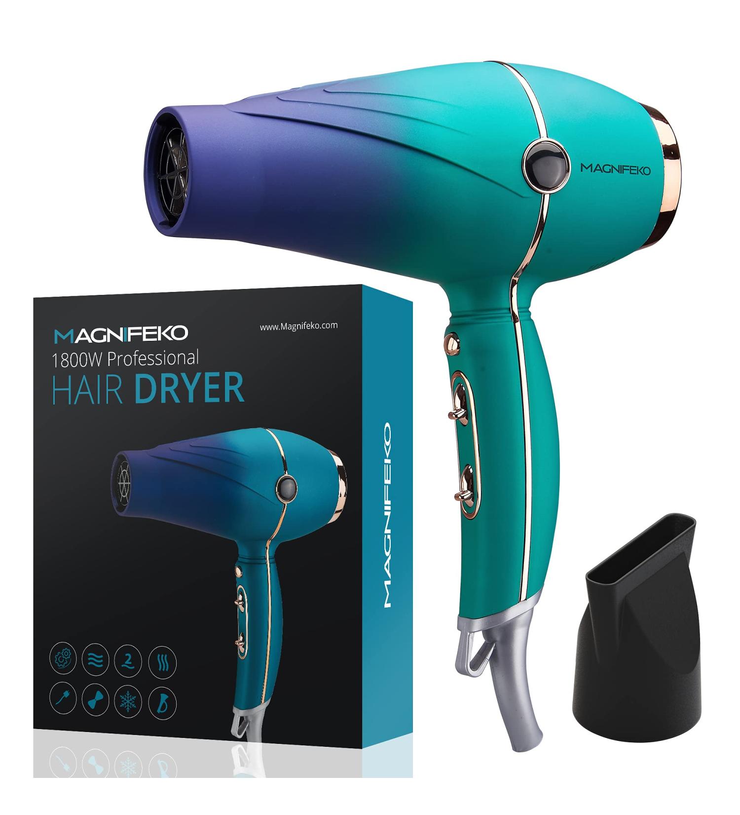 Maginifeko Professional Hair Dryer - Powerful & Fast Blow Dryer - Buy Online on GoSupps.com