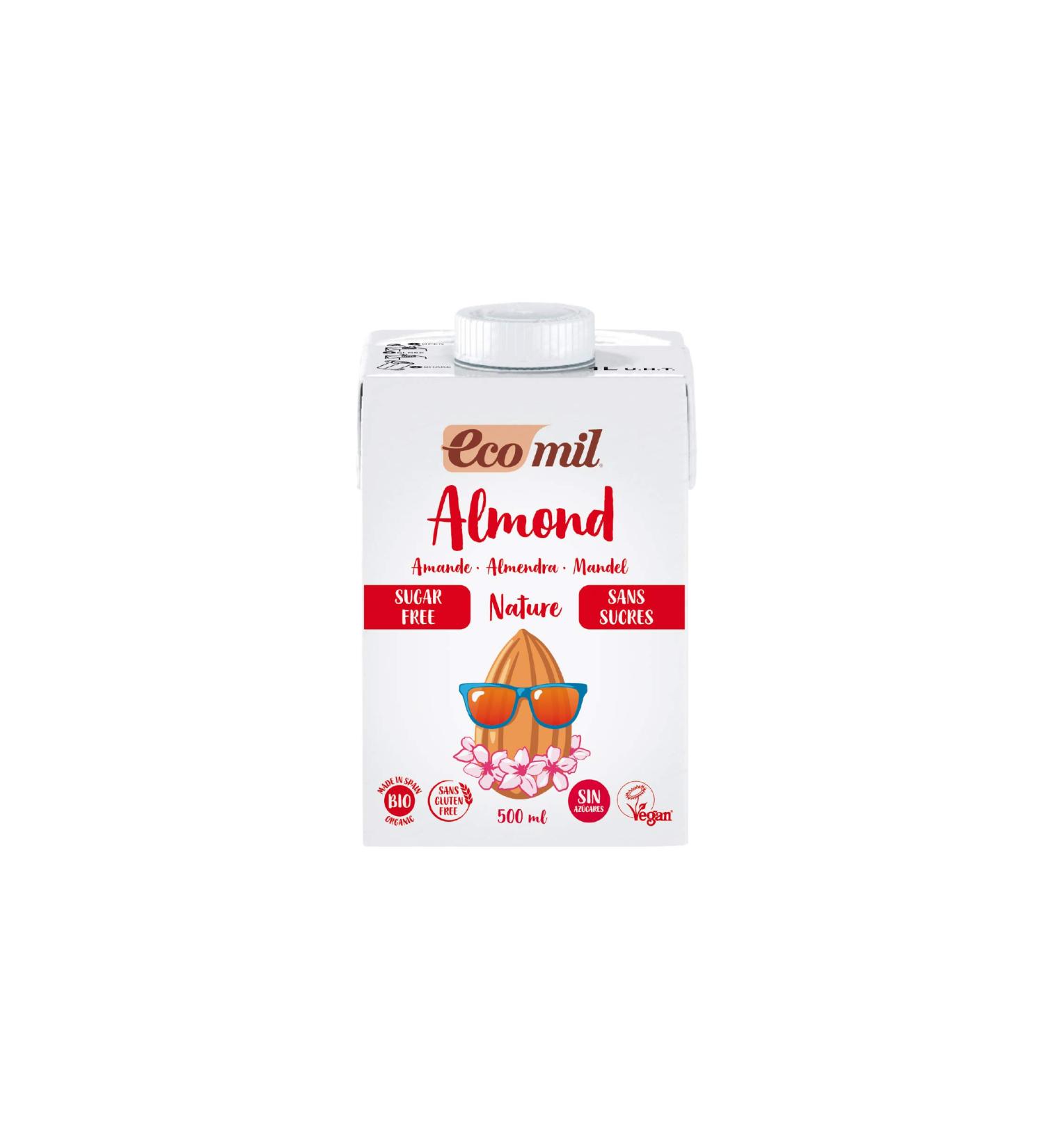 Almond Drink Sugar-Free BIO 500 ml Ecomil