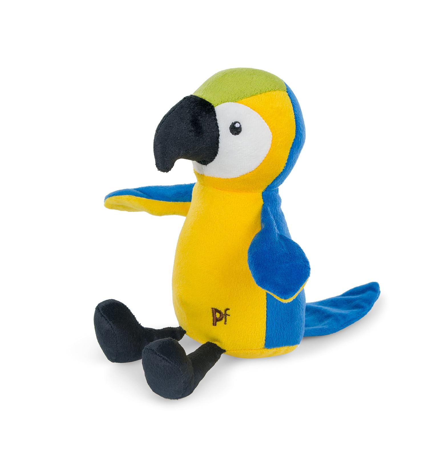 Petface Planet Percy Parrot Eco Plush Dog Toy - Sustainable & Fun for Pups - Buy Online on GoSupps.com
