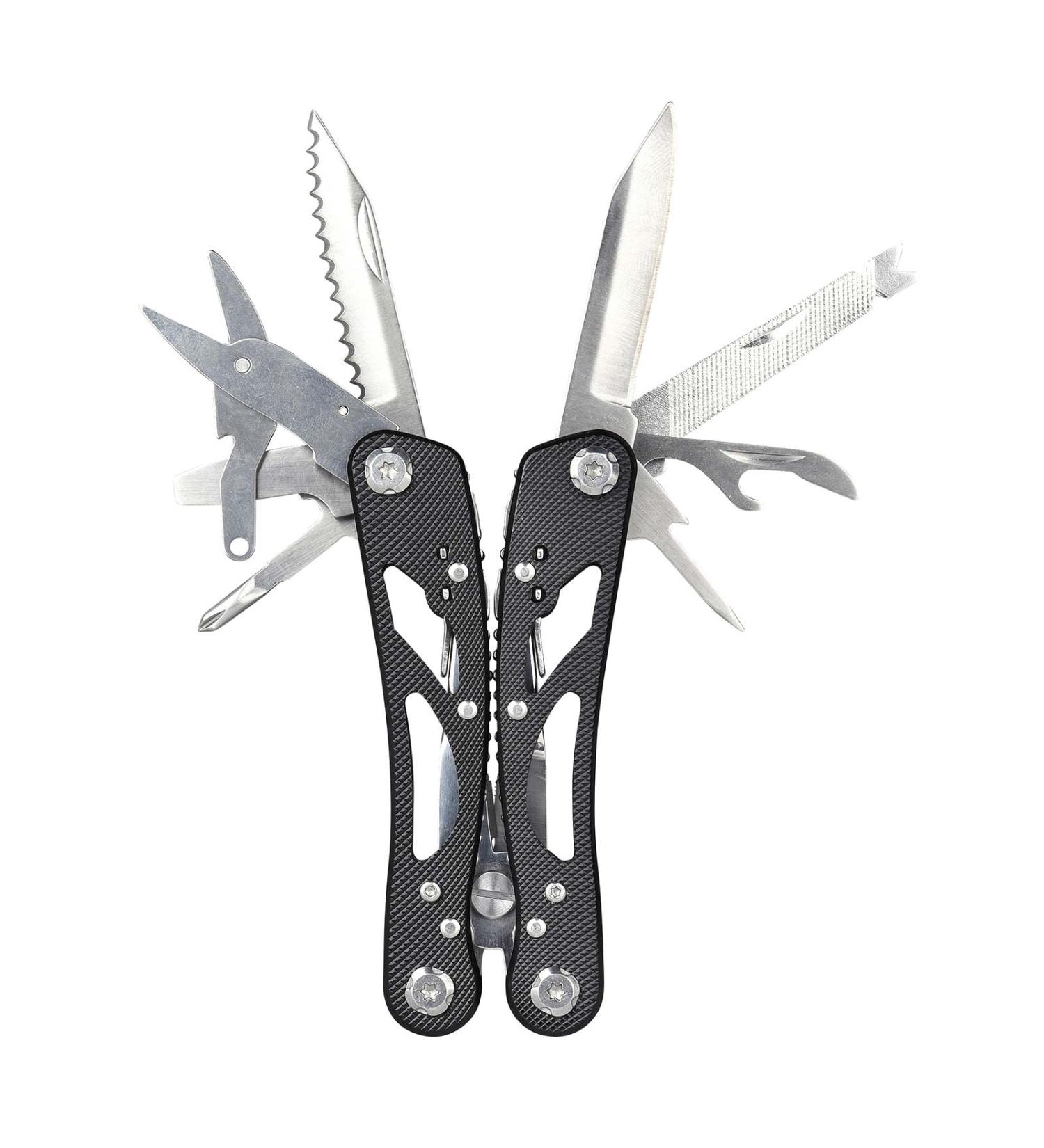Spro Freestyle Folding Tool 13-in-1 | Ultimate Multitool for Fishing - Knife Pliers & Scissors - Buy Online on GoSupps.com