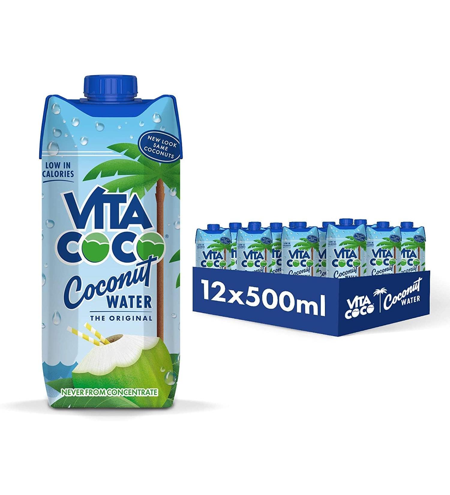 Vita Coco Pure Coconut Water Multipack - Pack Of 12 - Buy Online on GoSupps.com