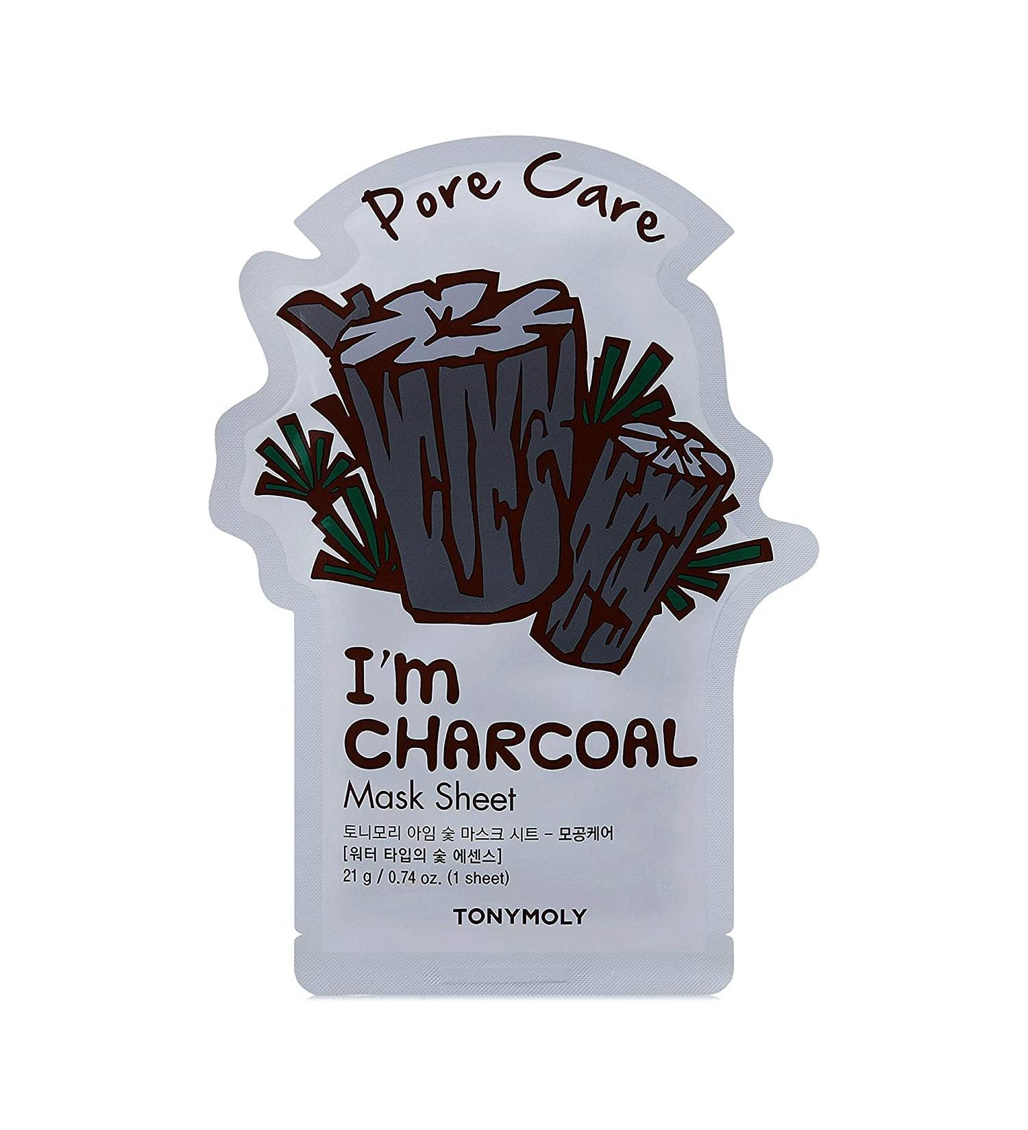 TONYMOLY I'm Real Charcoal Pore Care Mask Sheet  Pack of 1