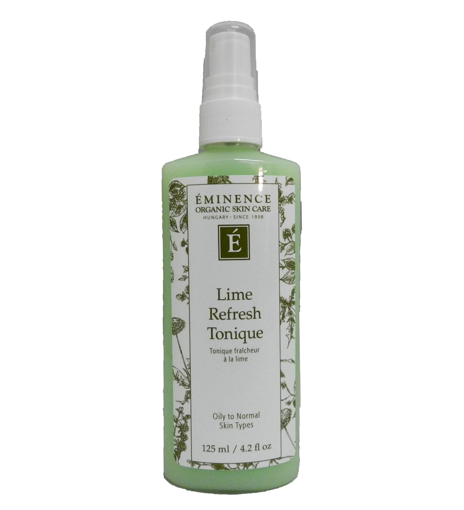 Eminence Organic Skincare Lime Refresh Tonique  Green  4.2 Fl Oz