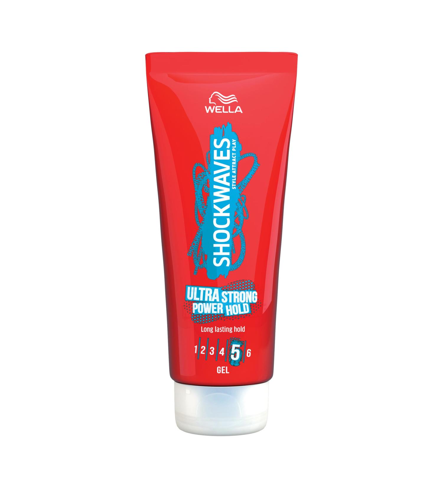 Wella Shockwaves Power Hold Gel Ultra Strong 200ml | International Shipping Available - Buy Online on GoSupps.com