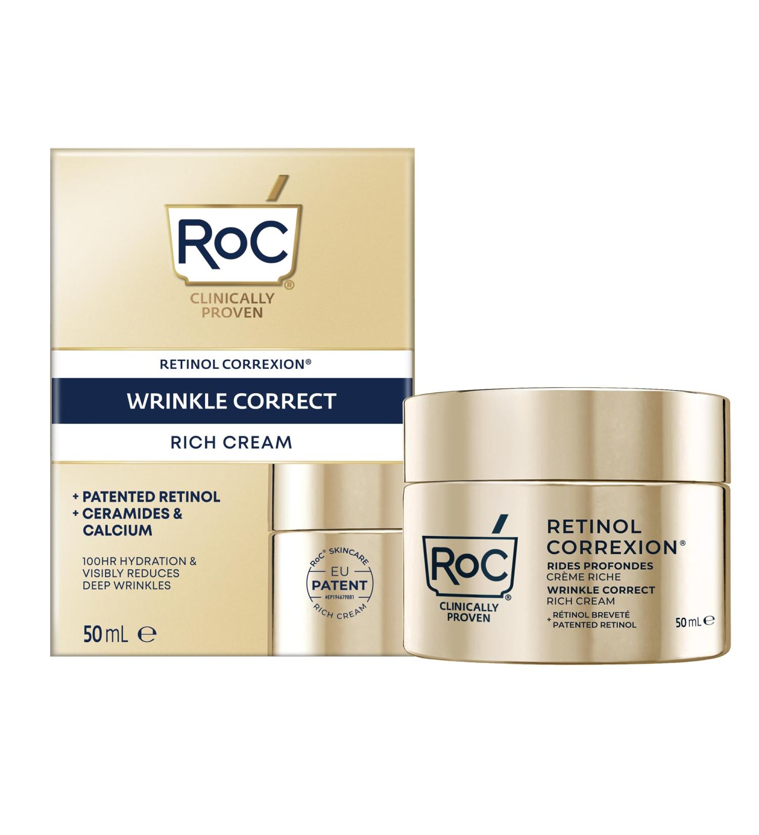 RoC Deep Wrinkle Rich Cream 50ml - Buy Online on GoSupps.com
