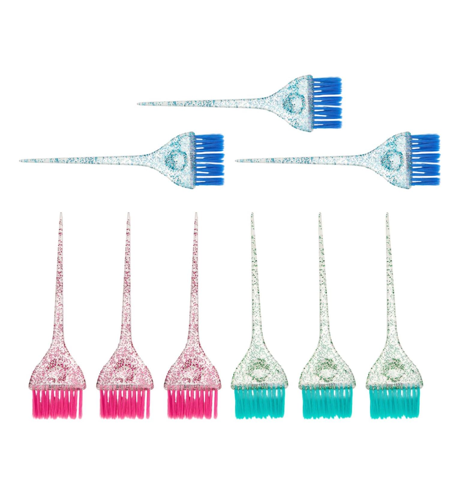 Didiseaon 9pi ces Pinceau pour Coloration Cheveux Plastique Applicateur de Teinture pour Balayage et M ches Outil R utilisable pour Coiffeurs et Salon - Buy Online on GoSupps.com