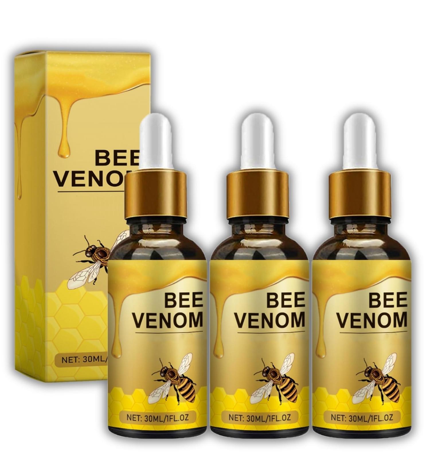 Bee Venom Oil - Bee Venom S-li-mming Oil - Bee Venom Firming Oil for Women & Men - Bee Venom Lymphatic Drainage Oil - Tightening & Shaping Body Oil for Belly Hand Leg - Buy Online on GoSupps.com