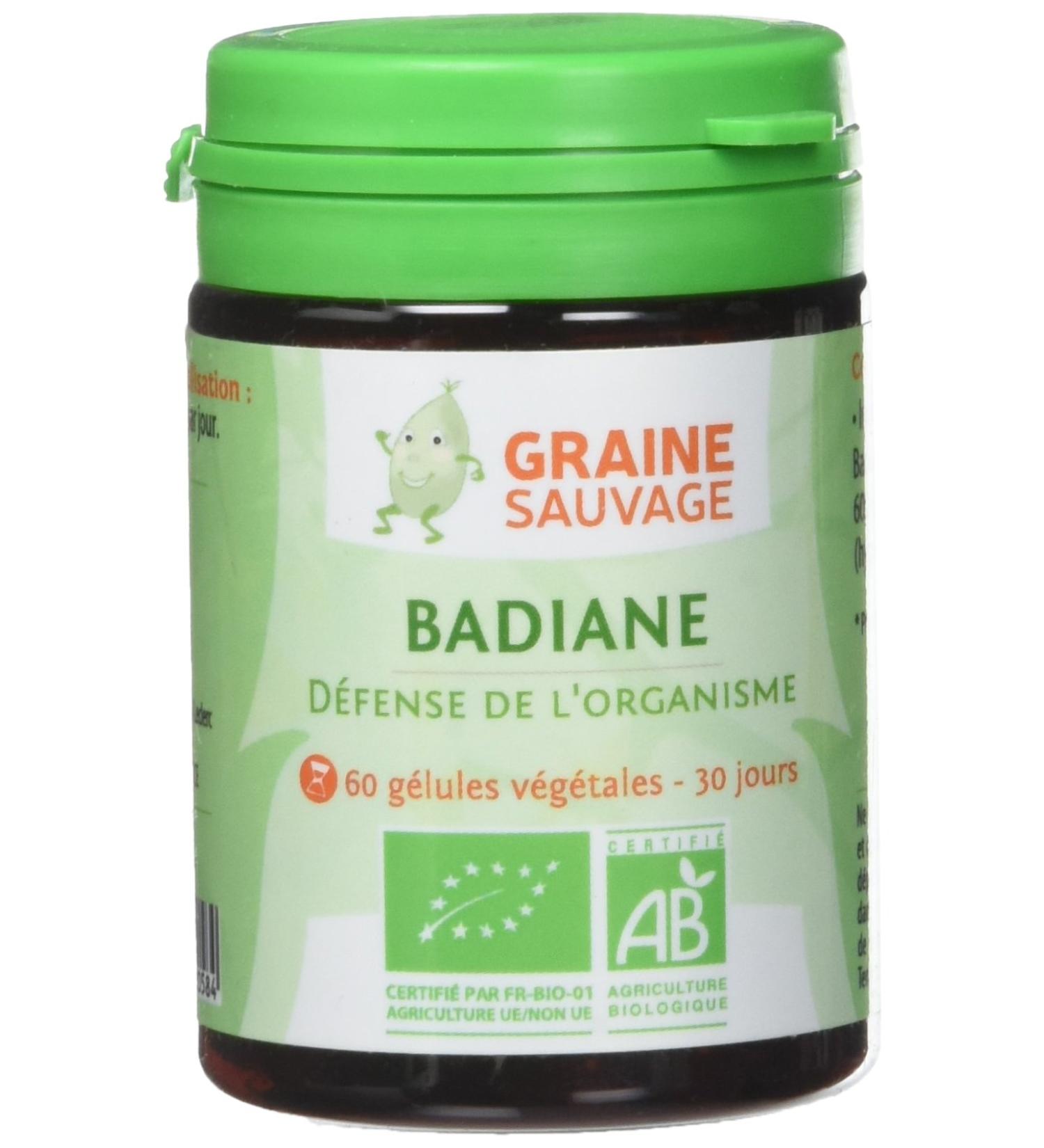 Organic Badiane - 60 capsules - Natural defenses - Buy Online on GoSupps.com