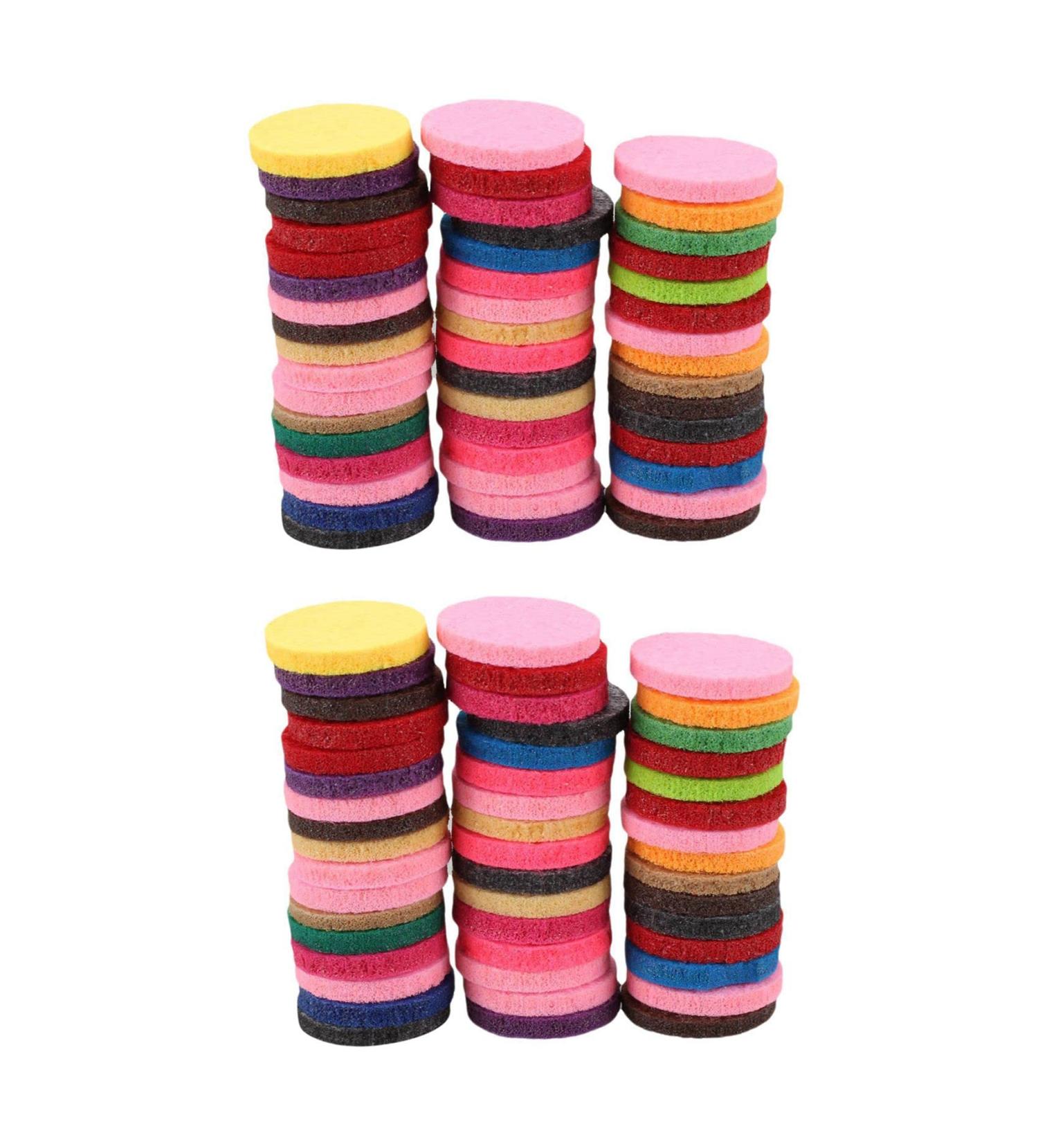 Zabeto Washable Refill Felt Pads - 22mm Diameter for Car Essential Oil Diffuser Medallion | 96 Pack - International Shipping Available - Buy Online on GoSupps.com