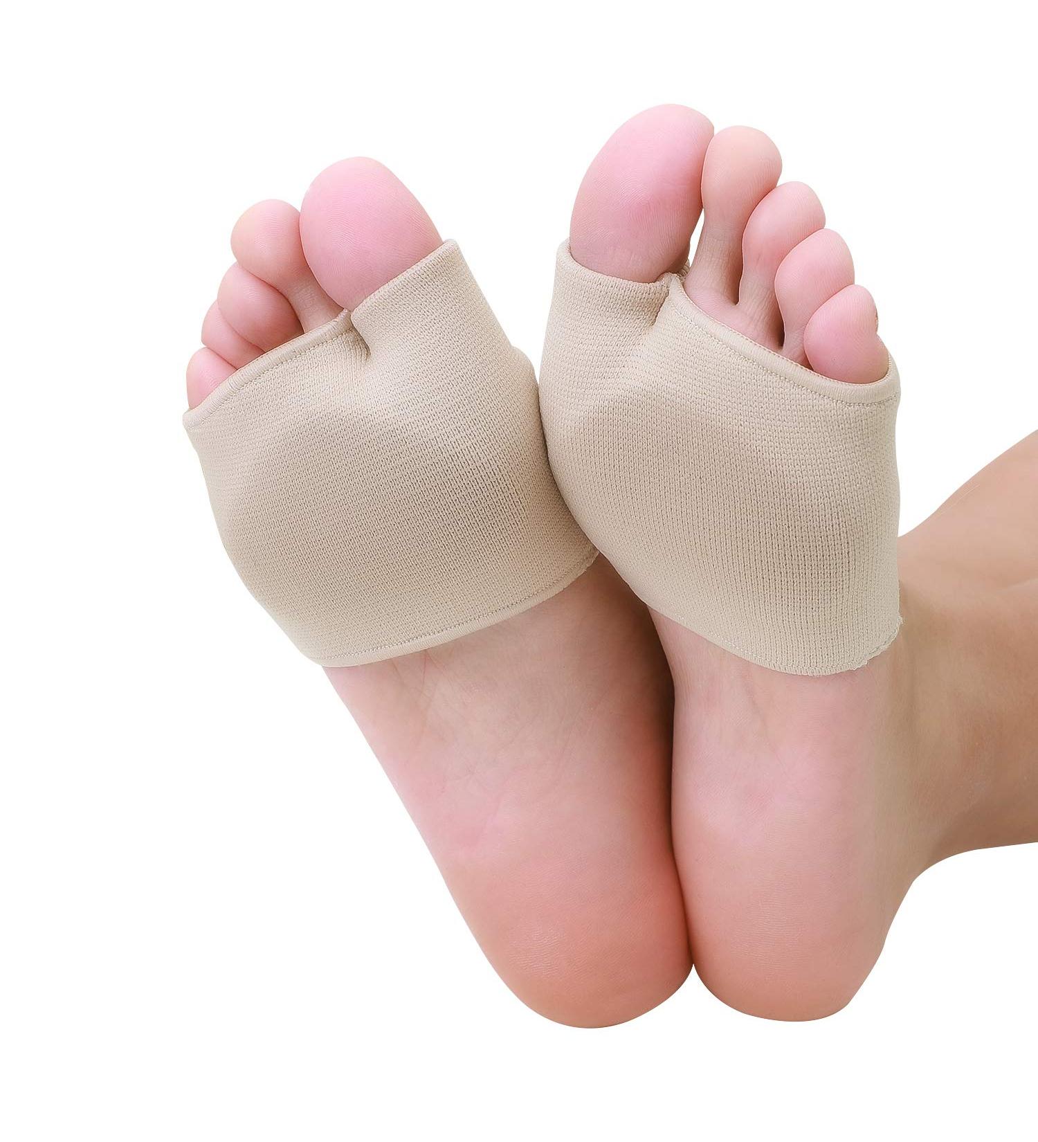 Metatarsal Pads Forefoot Cushion Gel Insoles for Forefoot Pain Relief - Nude - Buy Online on GoSupps.com