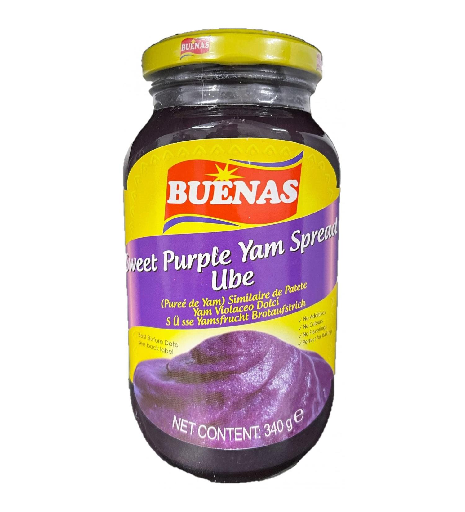 Buenas Ube Sweet Purple Yam Spread 340g